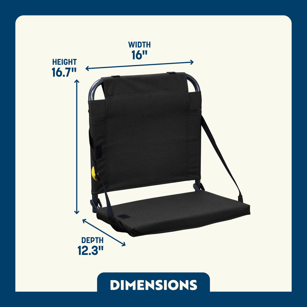 Ultra-Comfortable BleacherBack - Camp Rocker Chair for Fishing & Beach Trips Detail