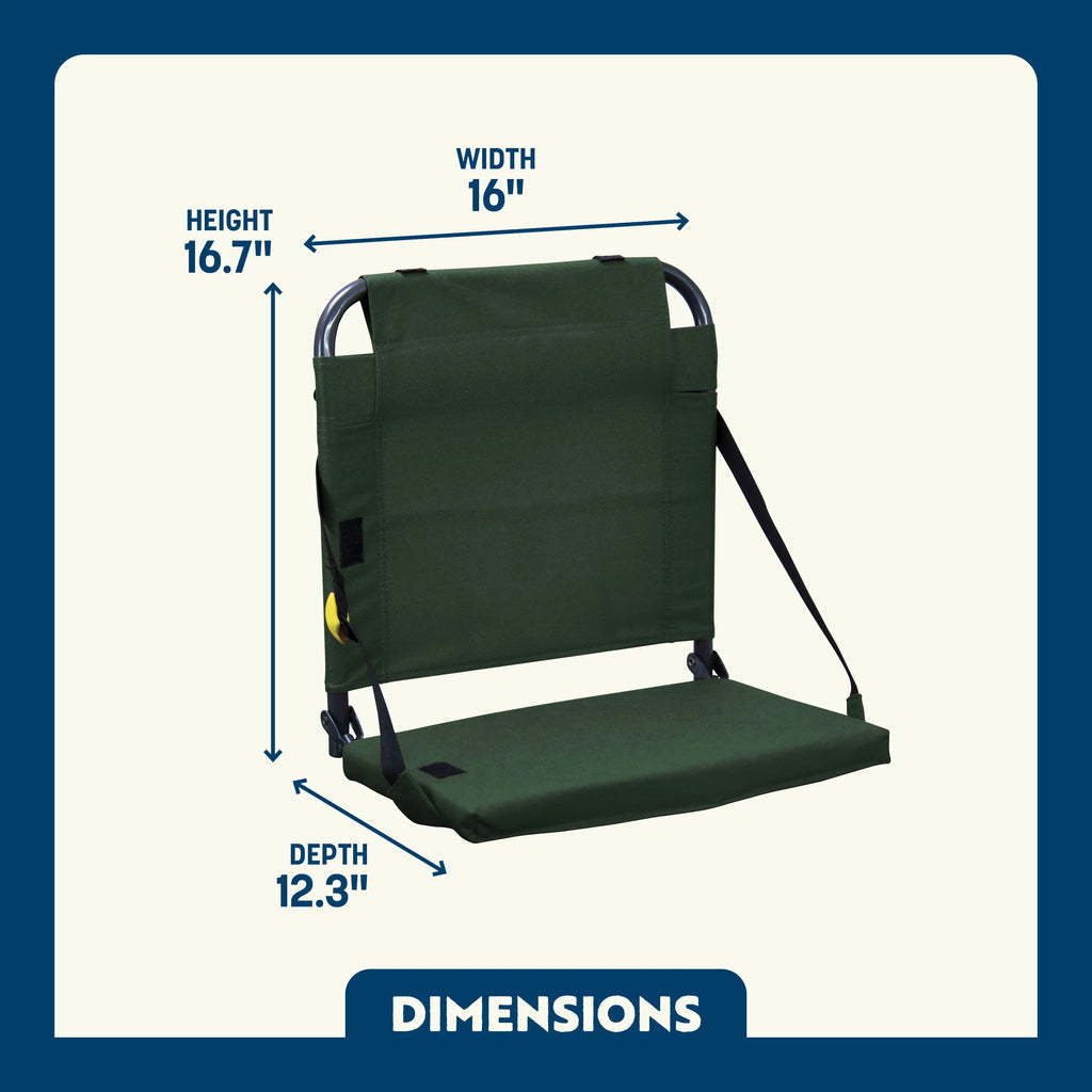 Ultra-Comfortable BleacherBack - Camp Rocker Chair for Fishing & Beach Trips Detail
