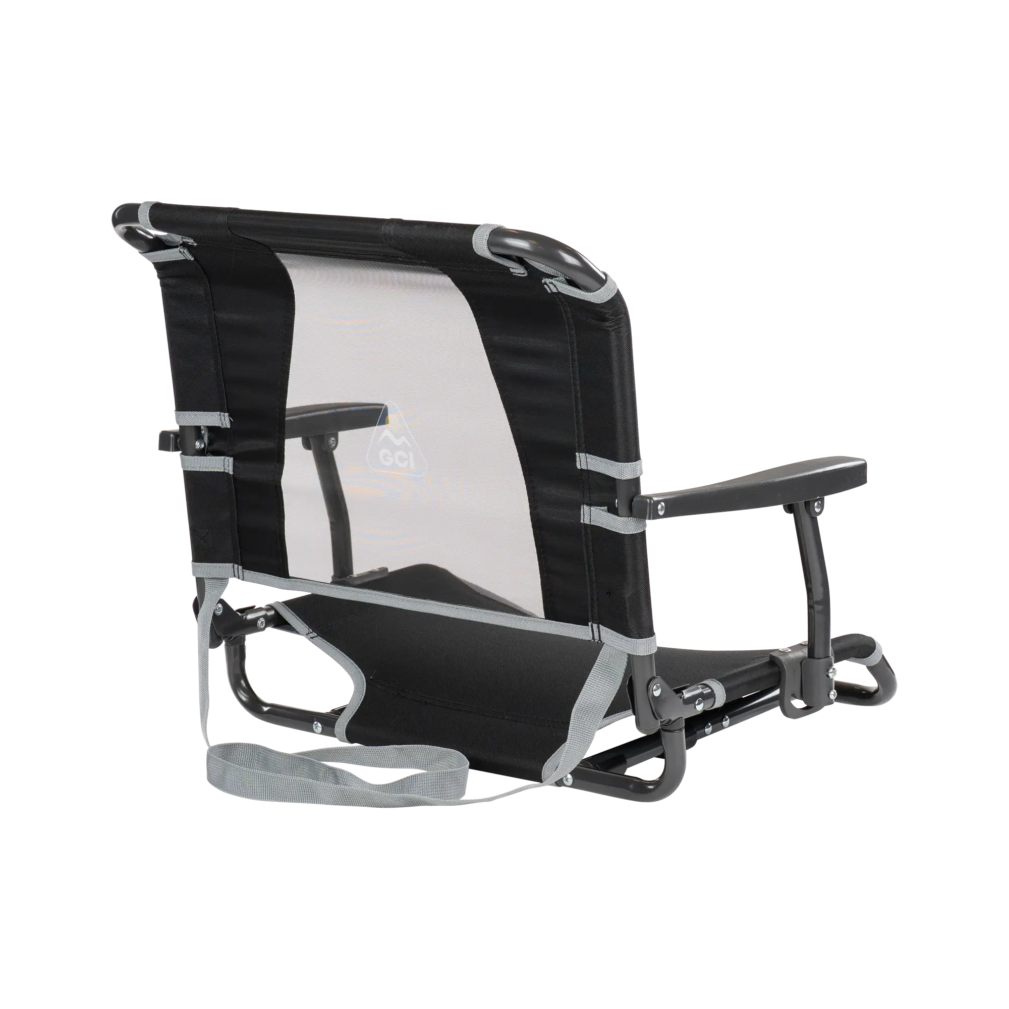 Premium All-Weather Big Comfort Stadium Chair with Armrests - Camp Rocker Chair for Fishing & Beach Trips Detail