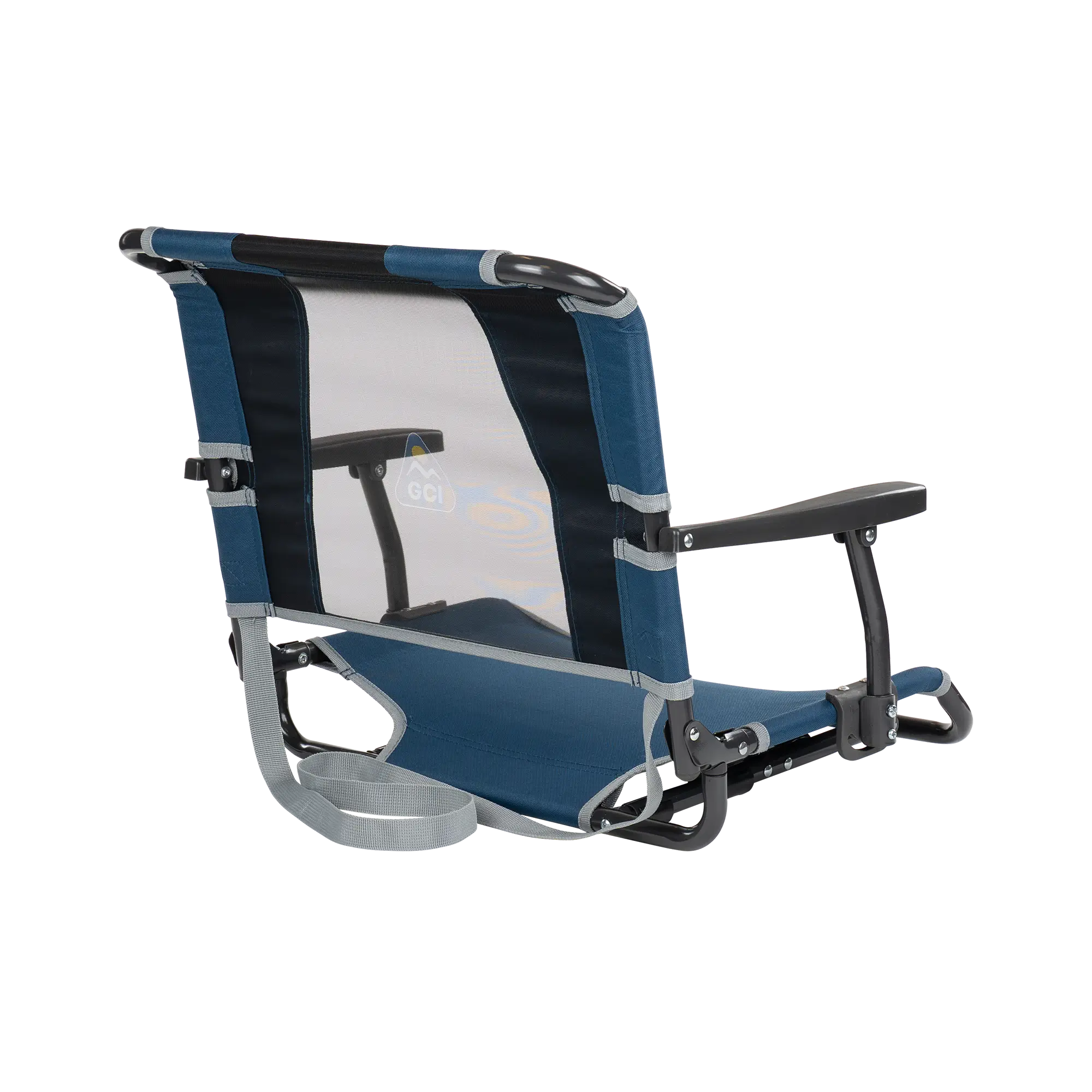 Premium All-Weather Big Comfort Stadium Chair with Armrests - Camp Rocker Chair for Fishing & Beach Trips Detail