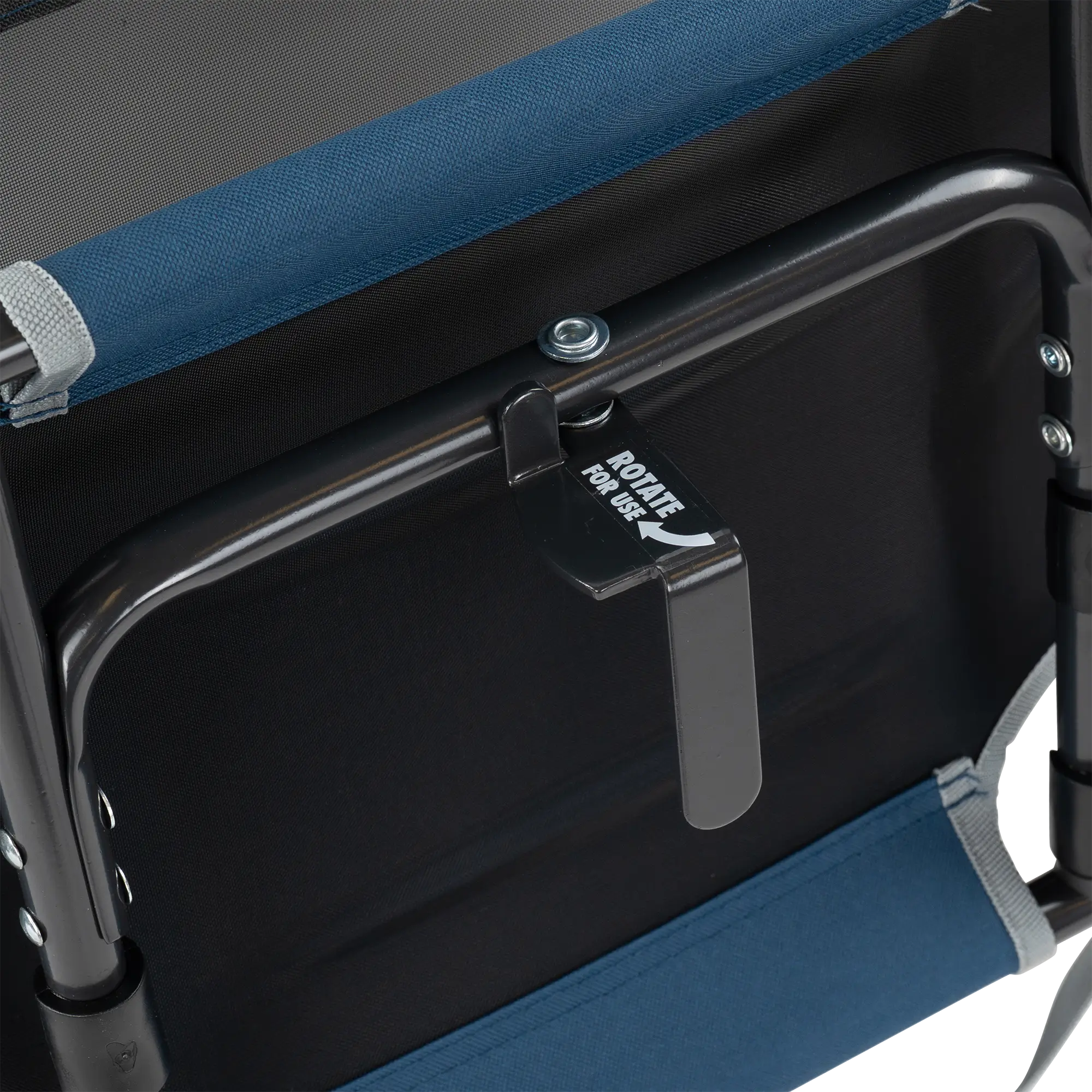 Premium All-Weather Big Comfort Stadium Chair with Armrests - Camp Rocker Chair for Fishing & Beach Trips Detail
