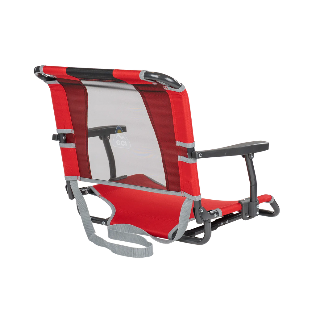 Premium All-Weather Big Comfort Stadium Chair with Armrests - Camp Rocker Chair for Fishing & Beach Trips Detail