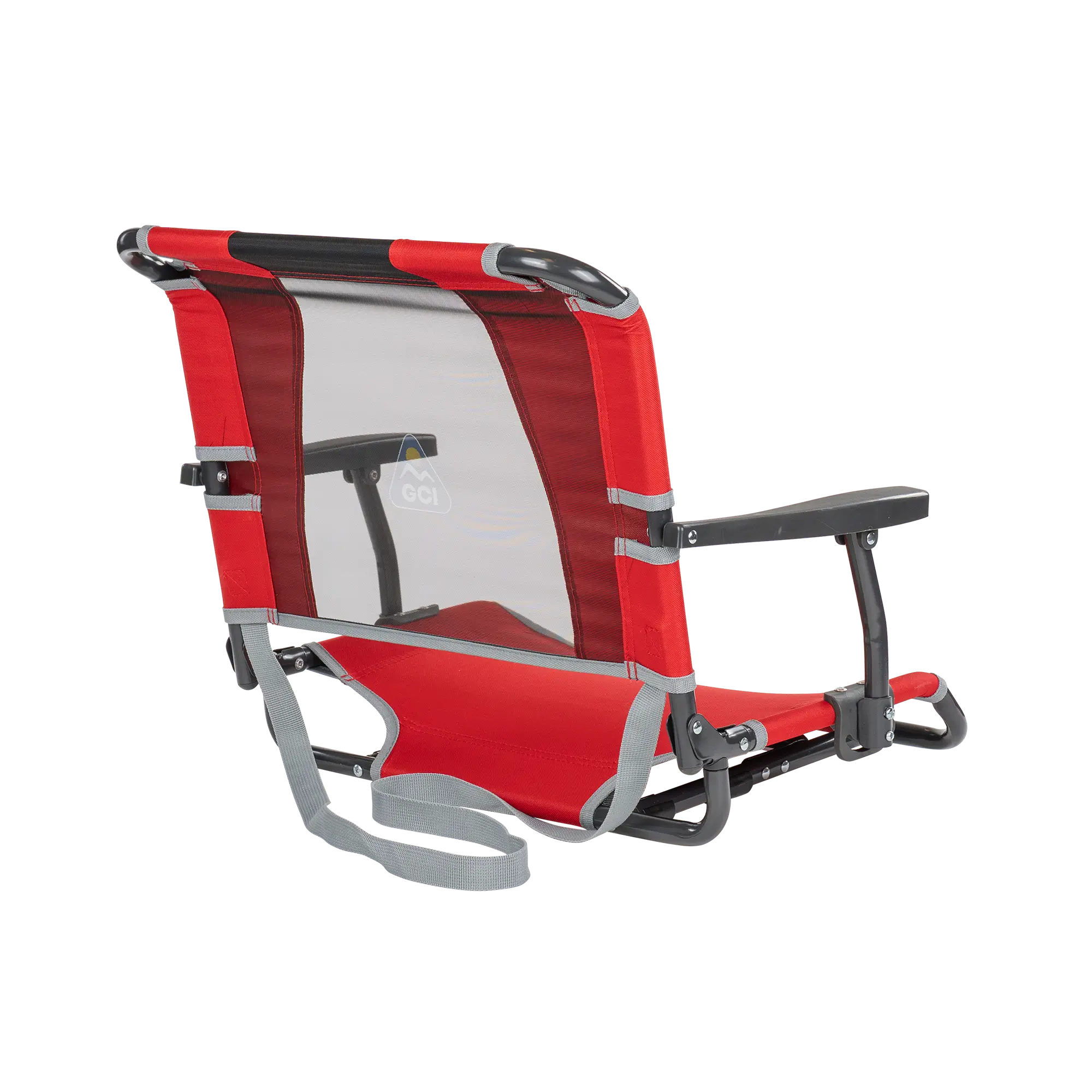 Premium All-Weather Big Comfort Stadium Chair with Armrests - Camp Rocker Chair for Fishing & Beach Trips Detail