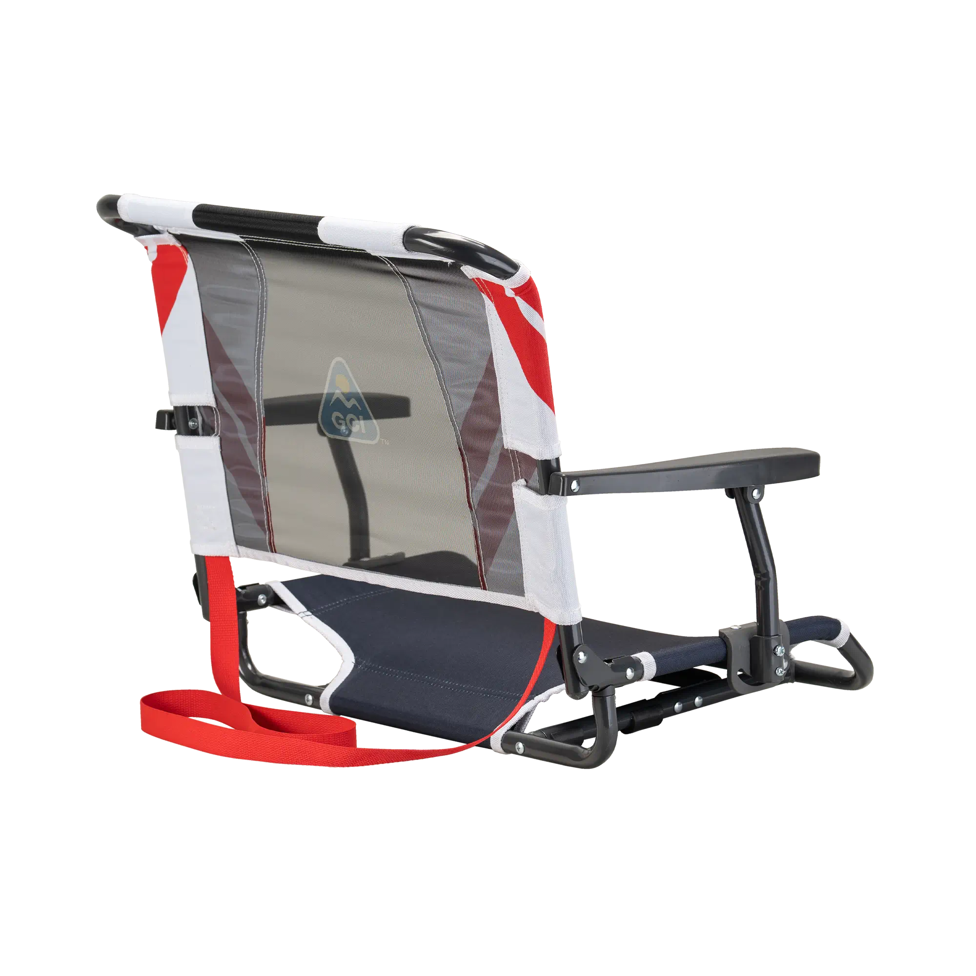 Premium All-Weather Big Comfort Stadium Chair with Armrests - Camp Rocker Chair for Fishing & Beach Trips Detail