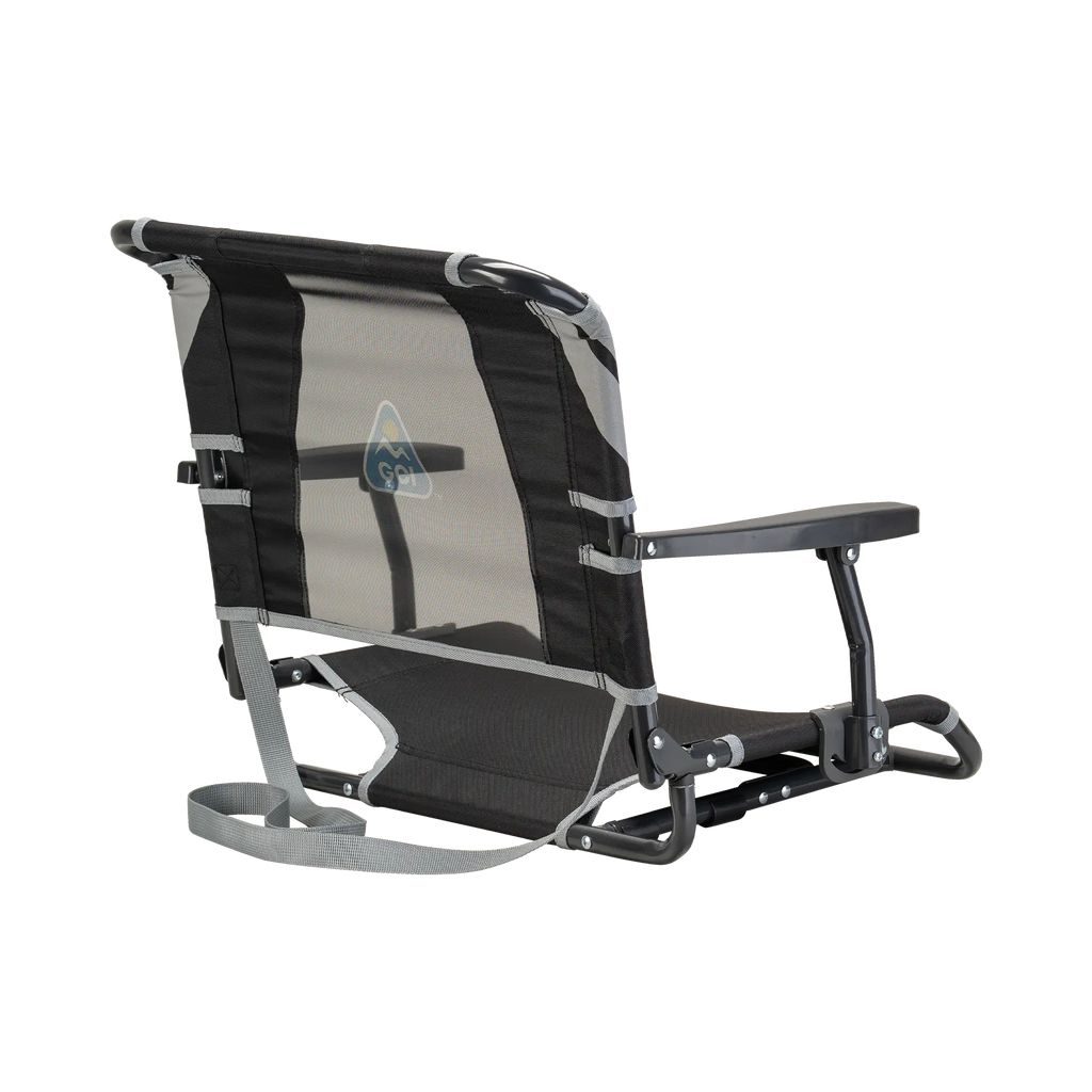 Premium All-Weather Big Comfort Stadium Chair with Armrests - Camp Rocker Chair for Fishing & Beach Trips Detail