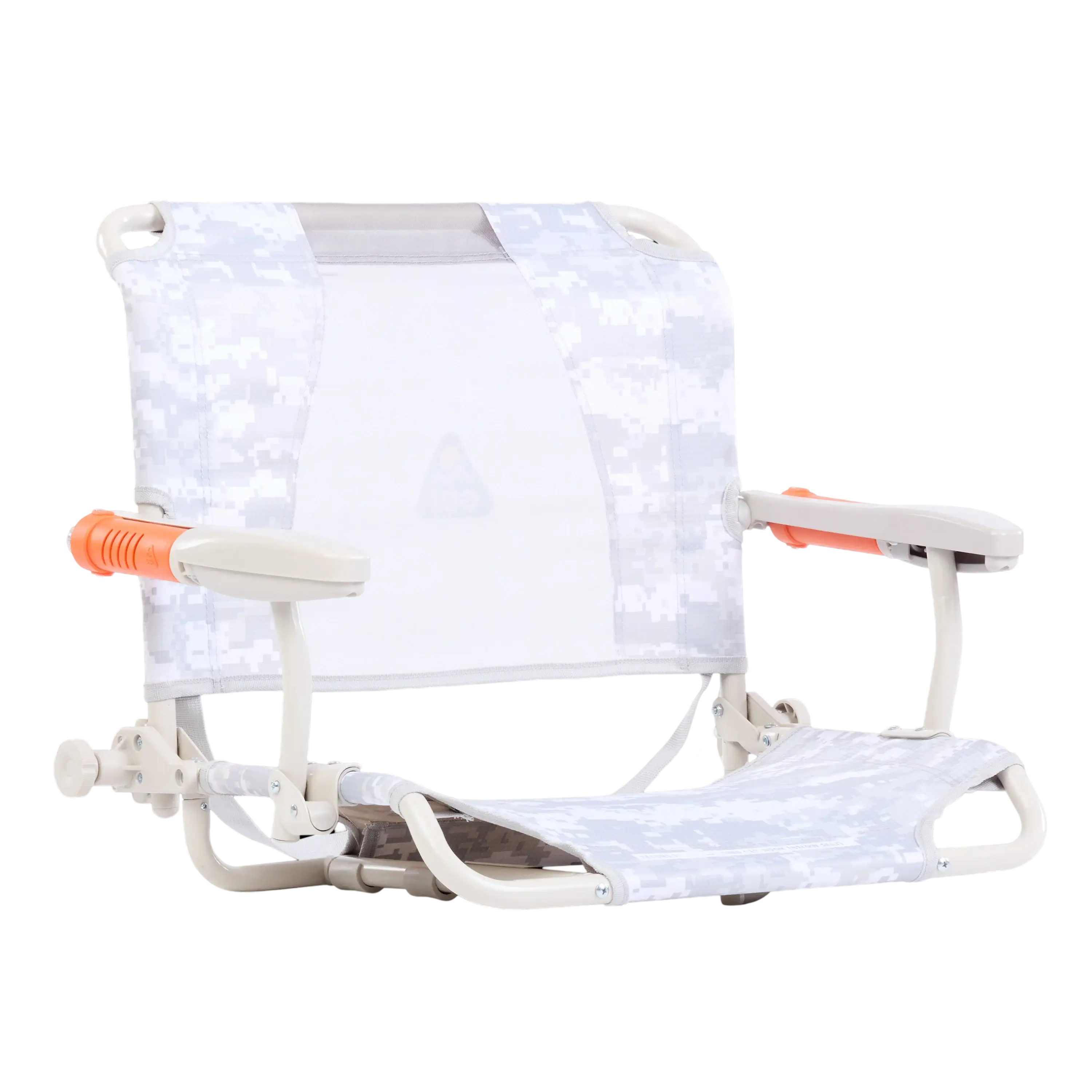 Ultra-Comfortable Stadium Rock-Cliner - Folding Rocking Chair - Perfect for Tailgating - Snow Camo