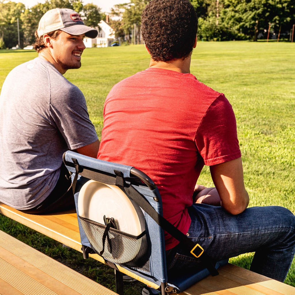 Ultra-Comfortable BleacherBack - Camp Rocker Chair for Fishing & Beach Trips Detail