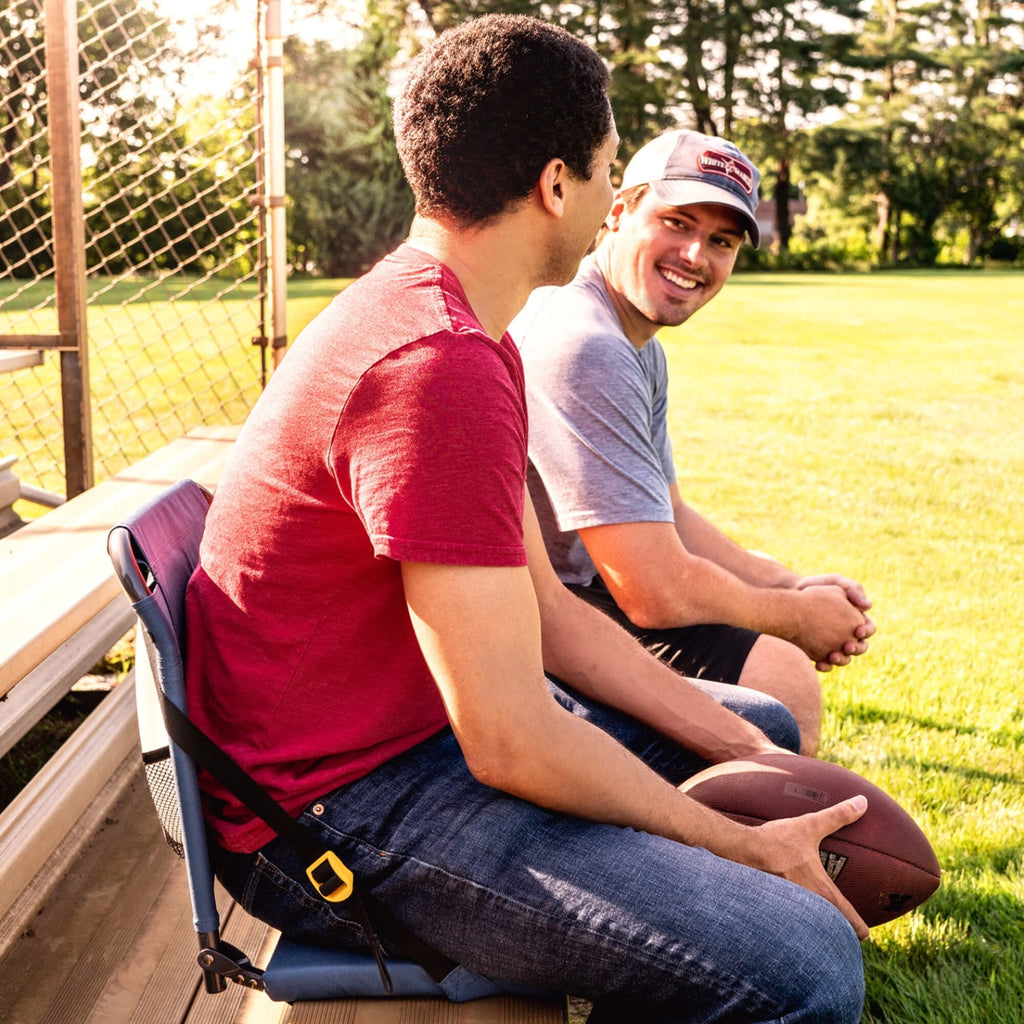 Ultra-Comfortable BleacherBack - Camp Rocker Chair for Fishing & Beach Trips Detail