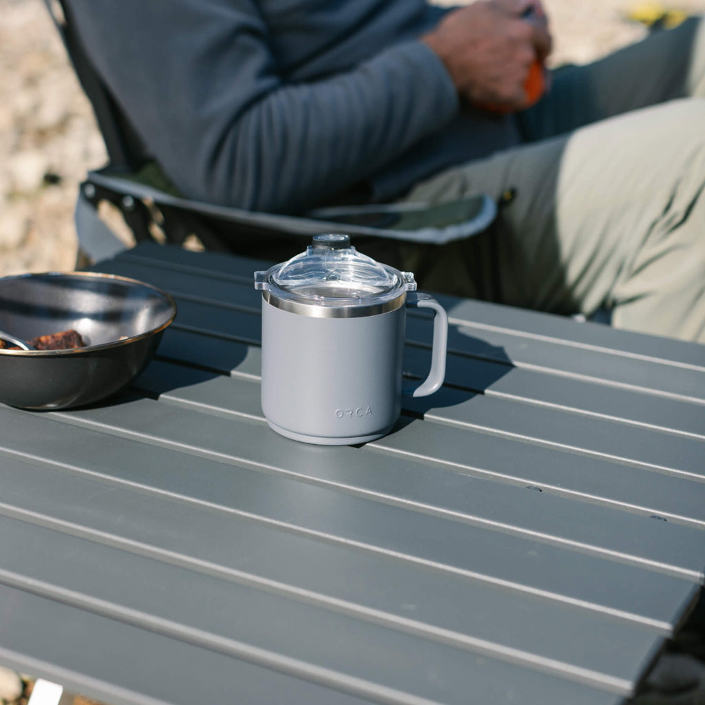 Portable Outdoor Compact Camp Table 25 - Heavy Duty Aluminum Folding Picnic Table Detail