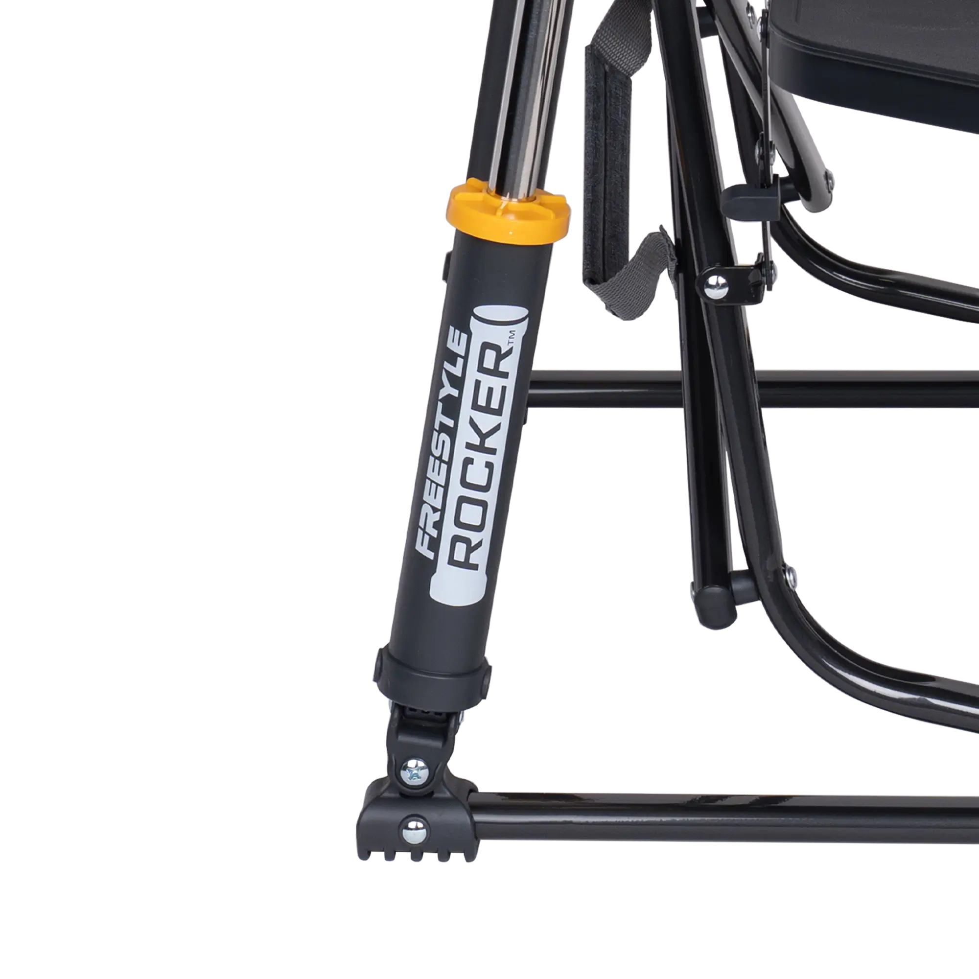 Foldable Freestyle Rocker with Side Table - Camp Rocker Chair for Fishing & Beach Trips Detail