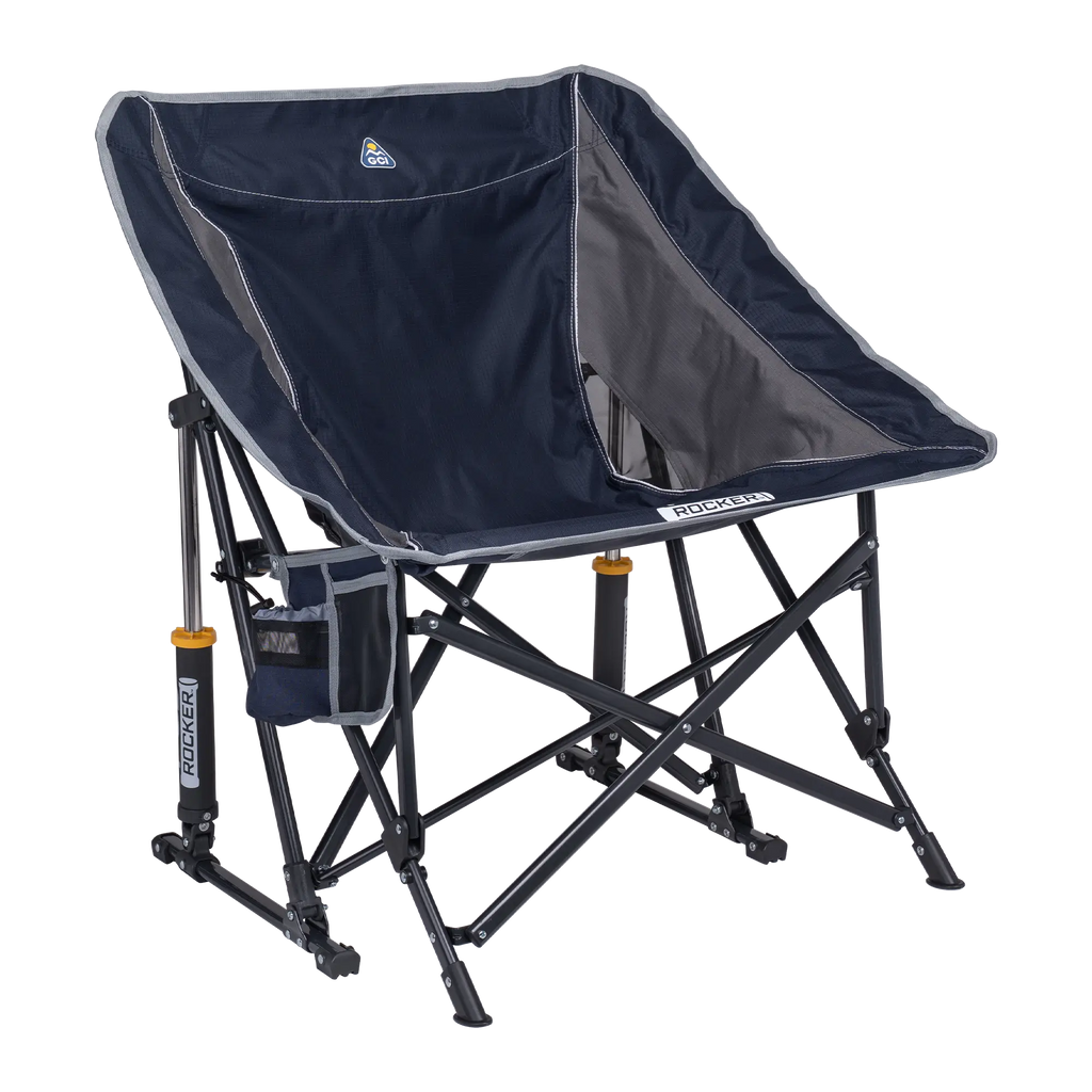 Premium All-Weather Pod Rocker - Rocker Chair for Camping & Lawns - Indigo