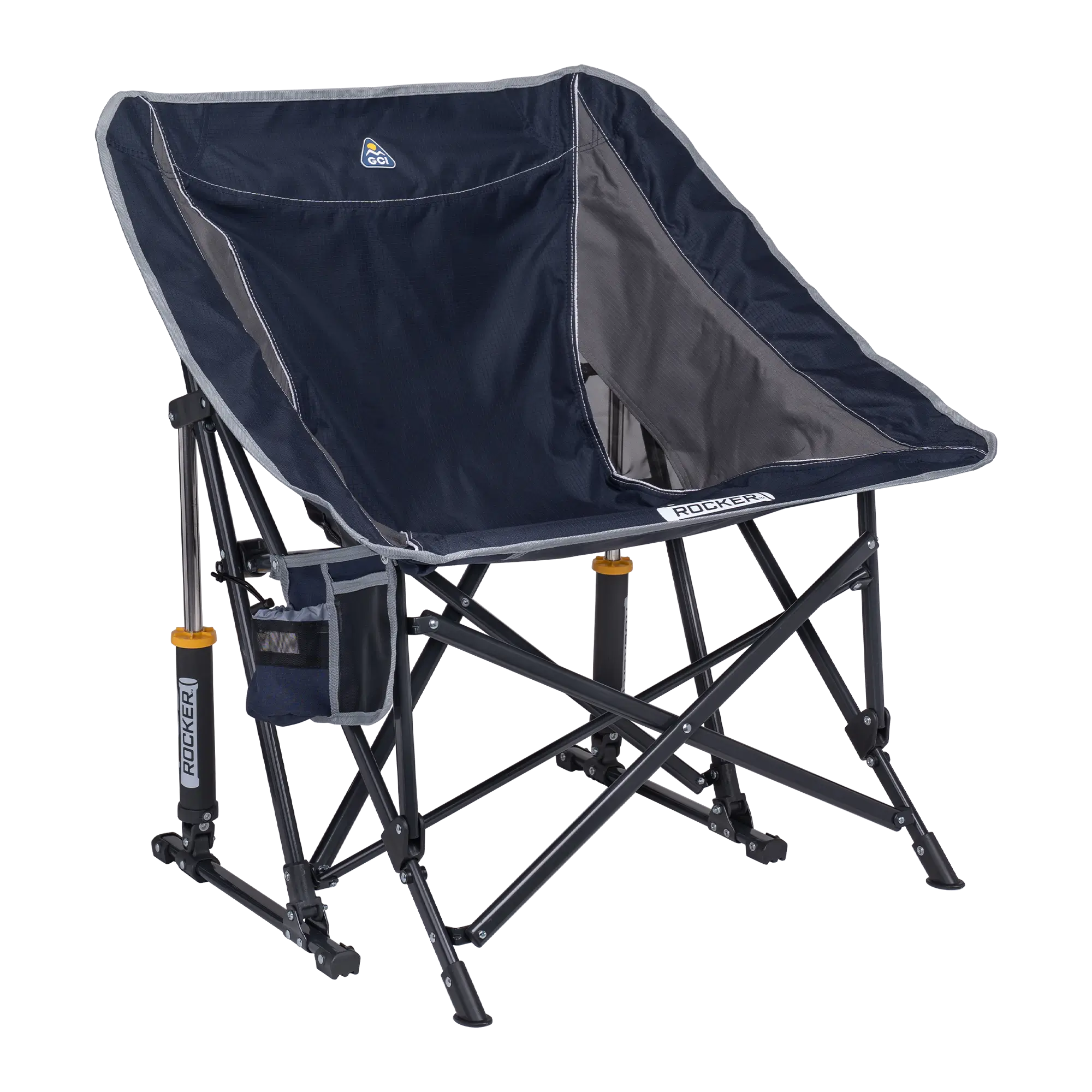 Premium All-Weather Pod Rocker - Rocker Chair for Camping & Lawns - Indigo