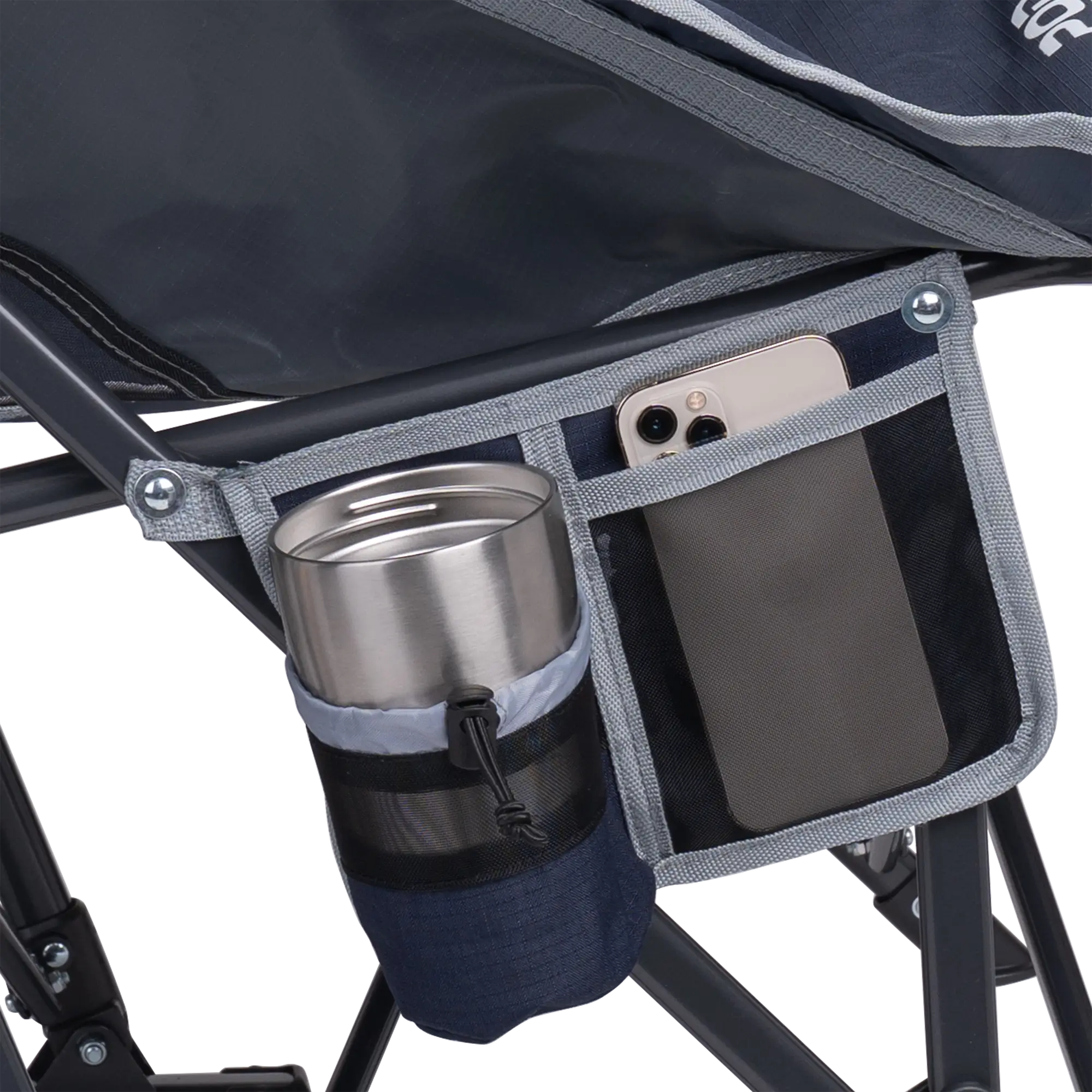 Premium All-Weather Pod Rocker - Rocker Chair for Camping & Lawns Detail
