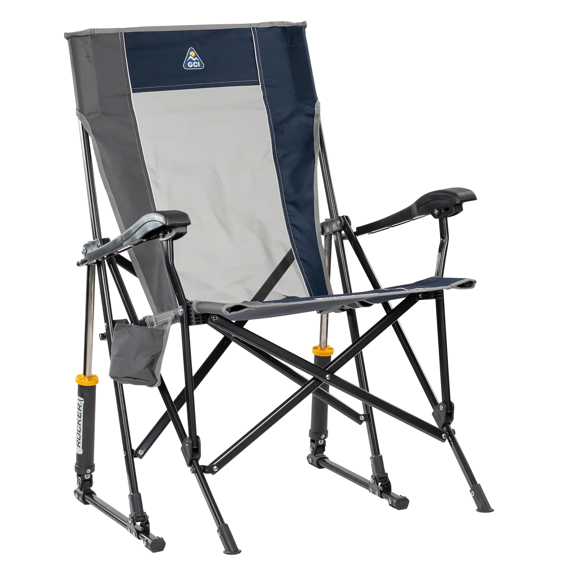 Ergonomic Portable RoadTrip Rocker - Rocker Chair for Camping & Lawns - Indigo