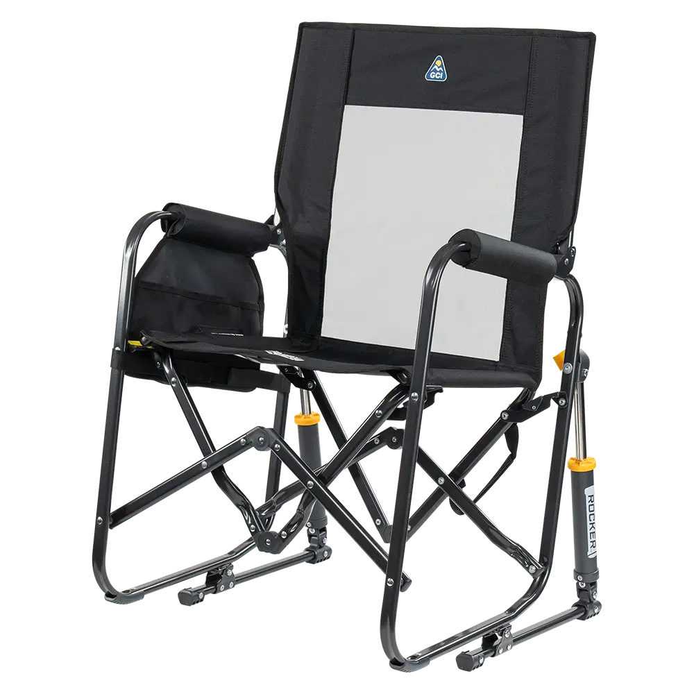 Premium All-Weather Stowaway Rocker - Folding Rocking Chair - Perfect for Tailgating Detail