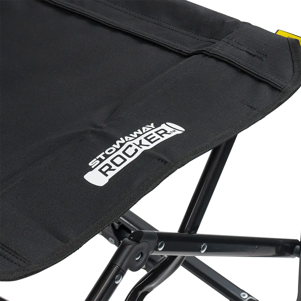 Premium All-Weather Stowaway Rocker - Folding Rocking Chair - Perfect for Tailgating Detail