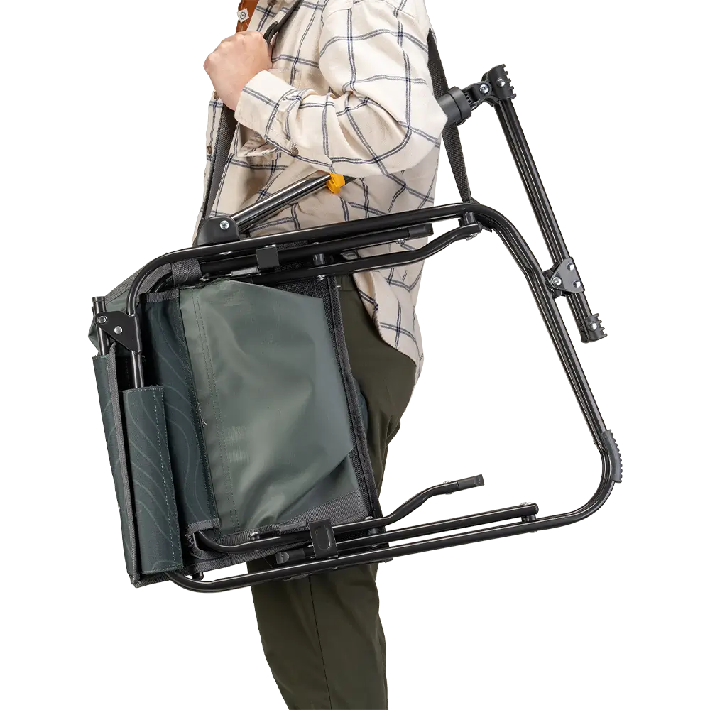 Premium All-Weather Stowaway Rocker - Folding Rocking Chair - Perfect for Tailgating Detail