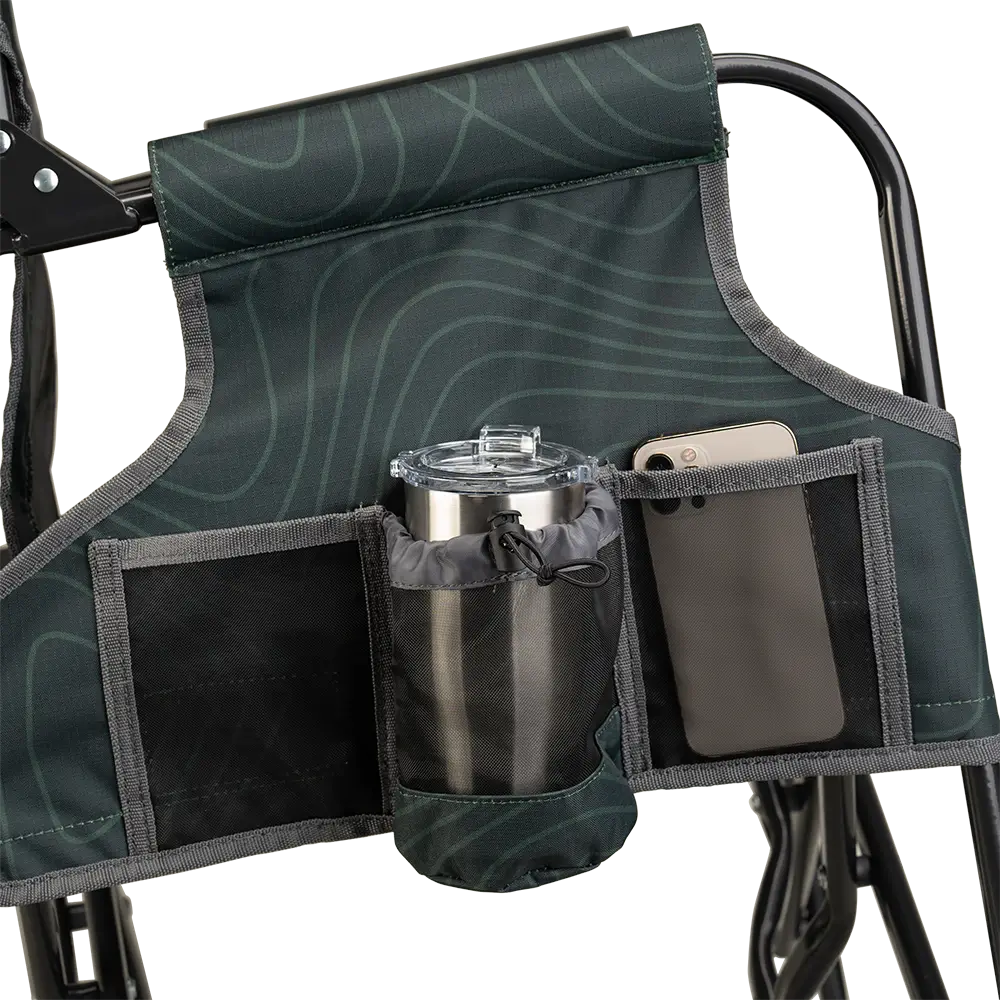 Premium All-Weather Stowaway Rocker - Folding Rocking Chair - Perfect for Tailgating Detail