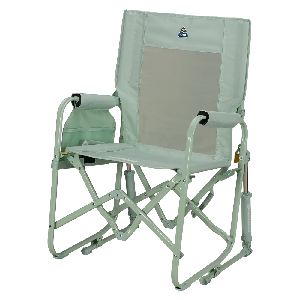 Premium All-Weather Stowaway Rocker - Folding Rocking Chair - Perfect for Tailgating Detail