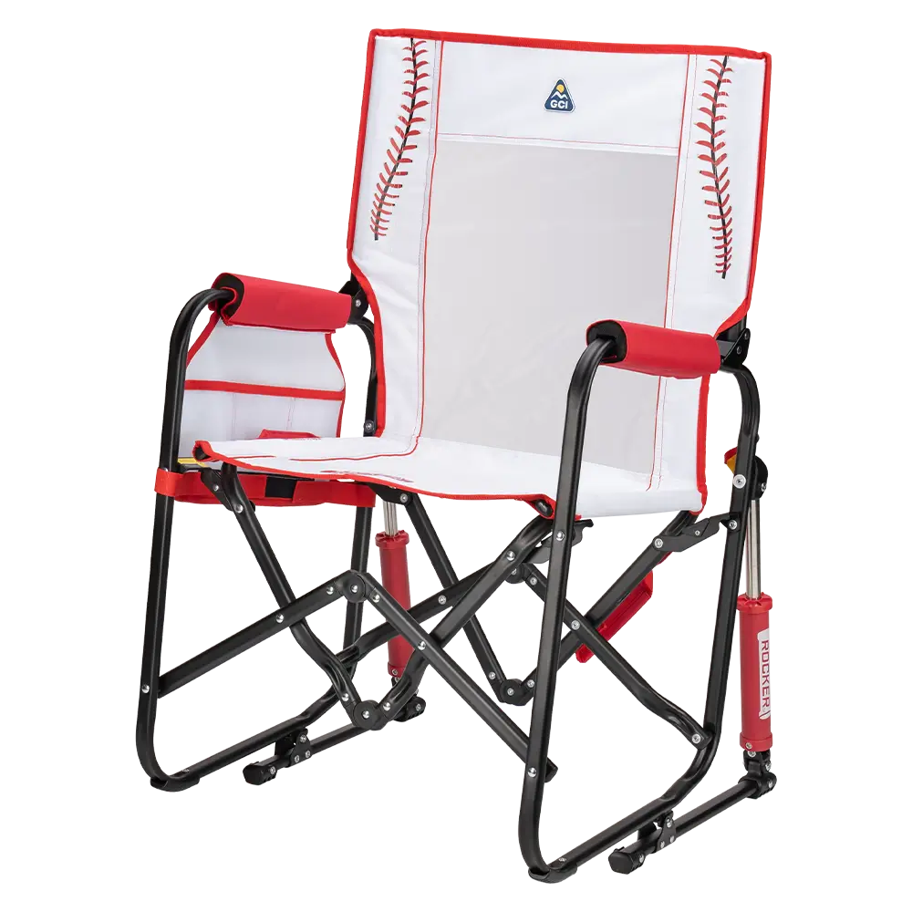 Premium All-Weather Stowaway Rocker - Folding Rocking Chair - Perfect for Tailgating Detail