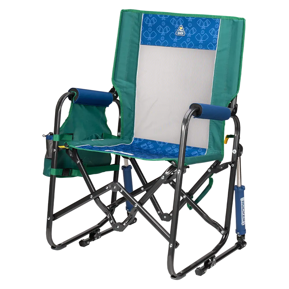 Premium All-Weather Stowaway Rocker - Folding Rocking Chair - Perfect for Tailgating Detail