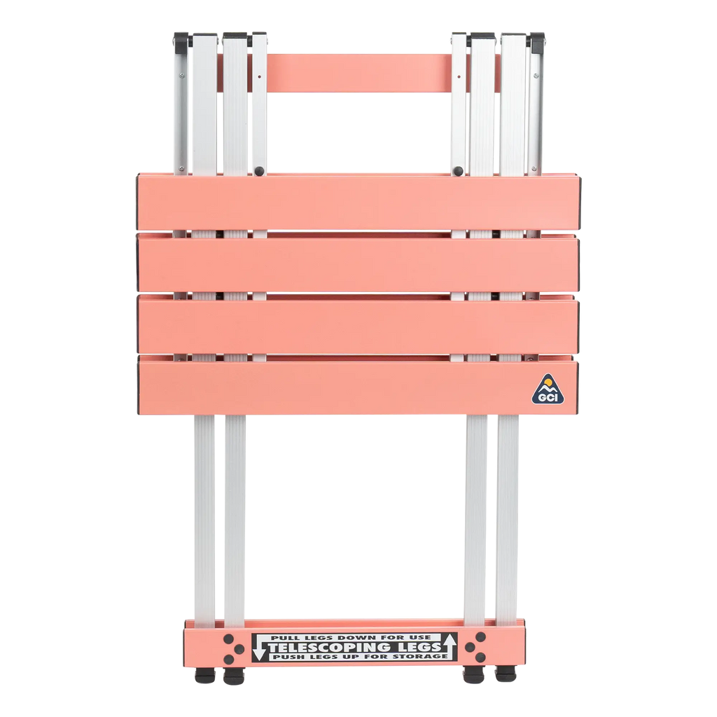 Slim-Fold Compact Camp Table 20 - Heavy Duty Aluminum Folding Picnic Table Detail