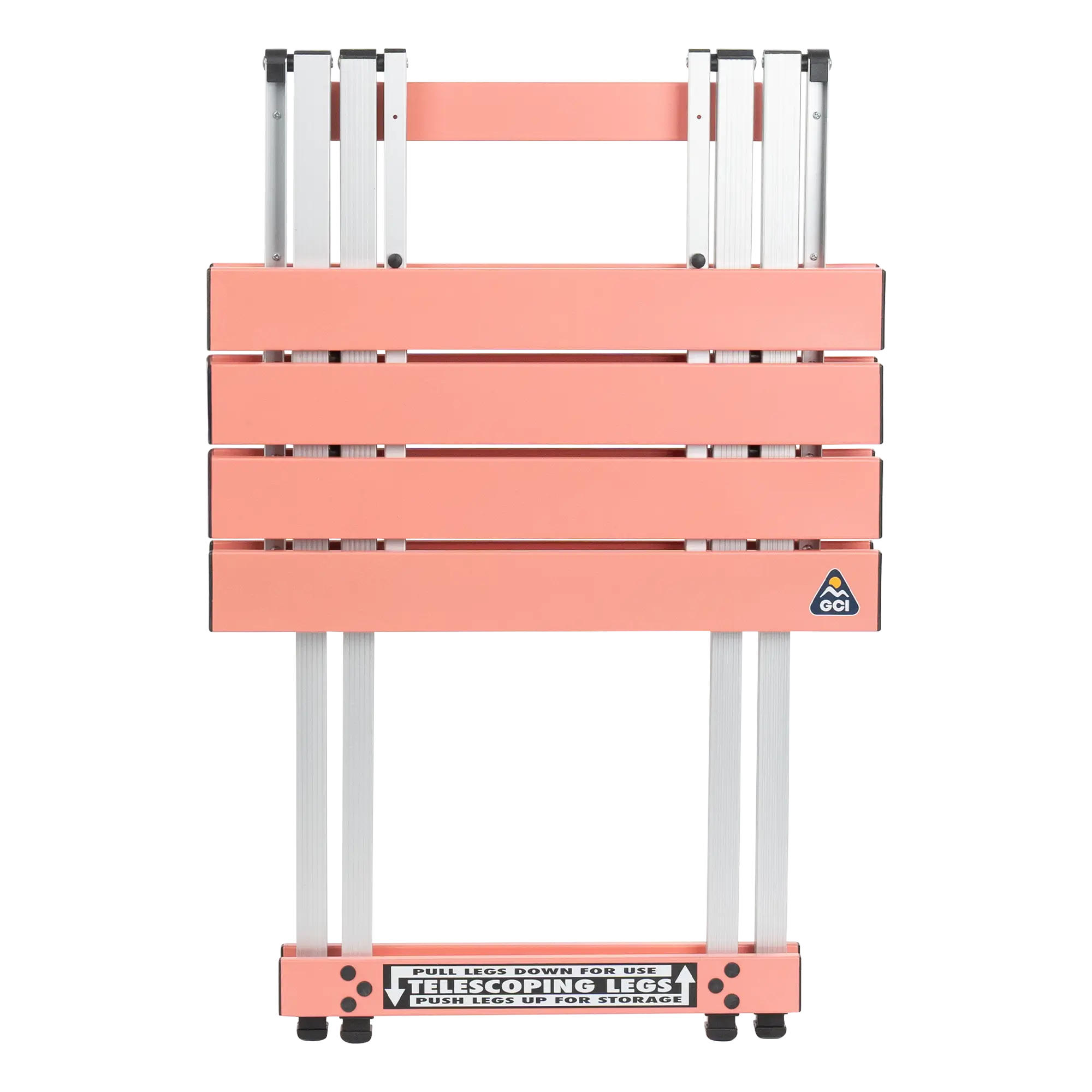 Slim-Fold Compact Camp Table 20 - Heavy Duty Aluminum Folding Picnic Table Detail