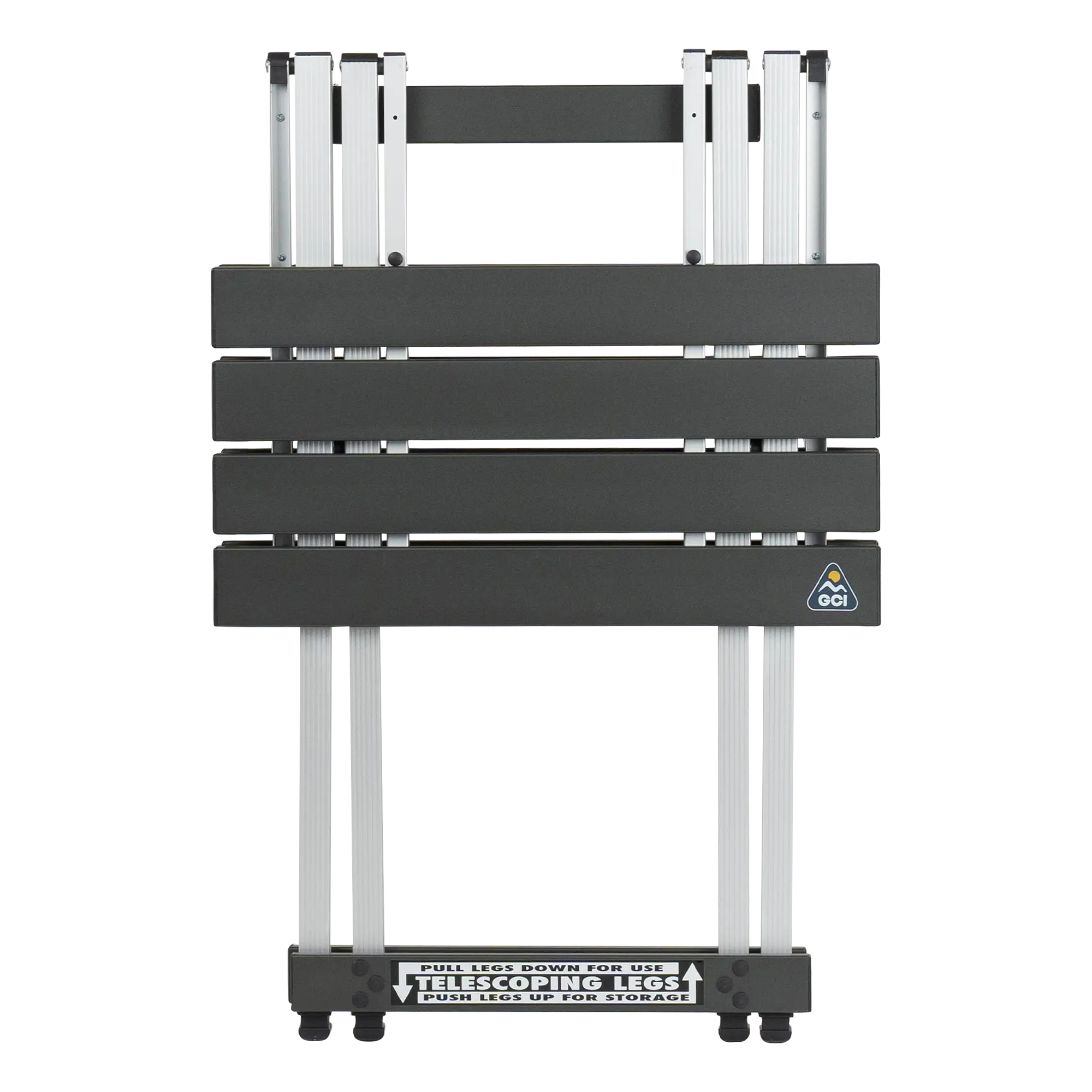 Slim-Fold Compact Camp Table 20 - Heavy Duty Aluminum Folding Picnic Table Detail