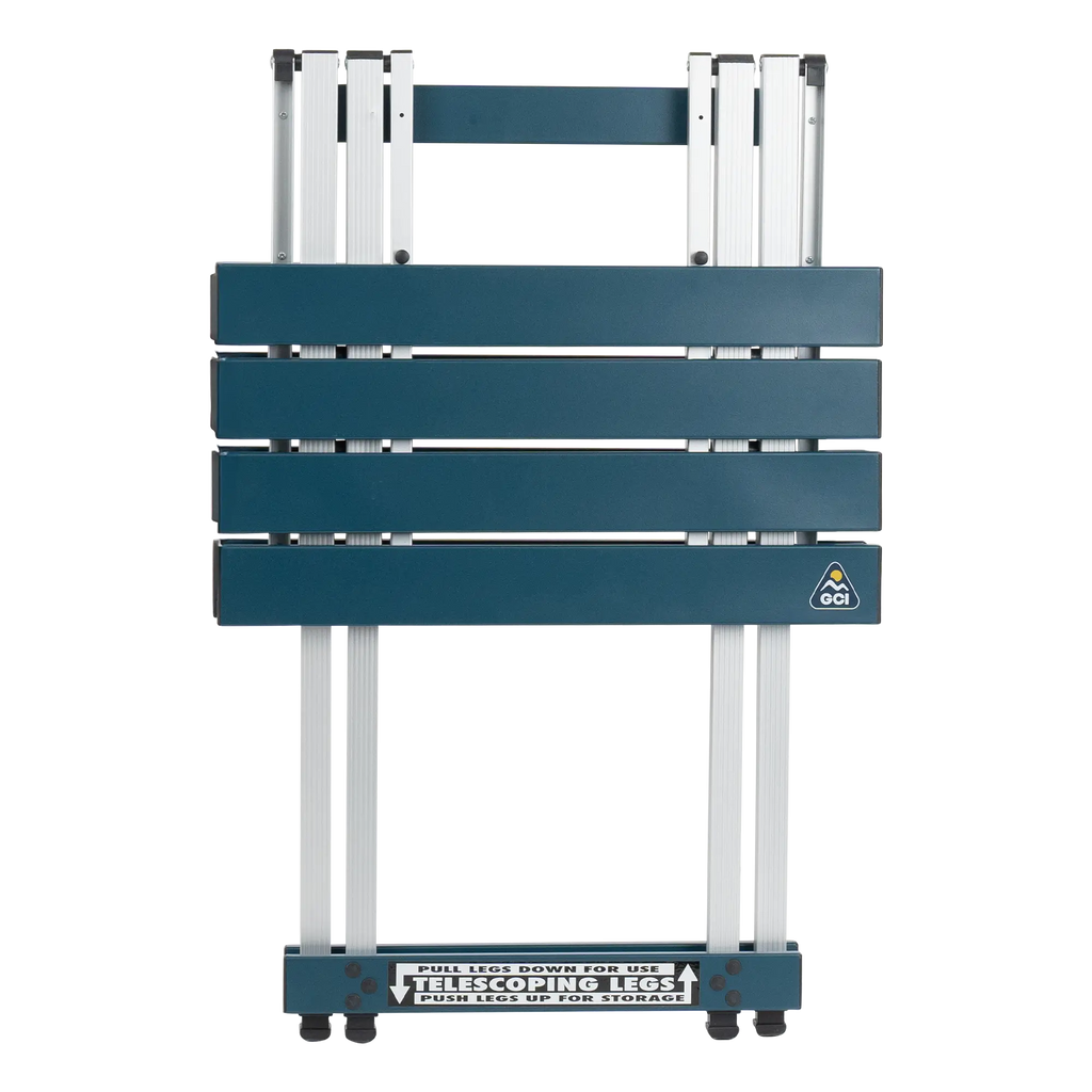 Slim-Fold Compact Camp Table 20 - Heavy Duty Aluminum Folding Picnic Table Detail