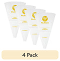 Premium Kitchen (4 pack) Reusable Featherweight Decorating Piping Bag, Plastic, 8-in. - Kitchen Gadget Tool for Quick Food Prep - Default Title