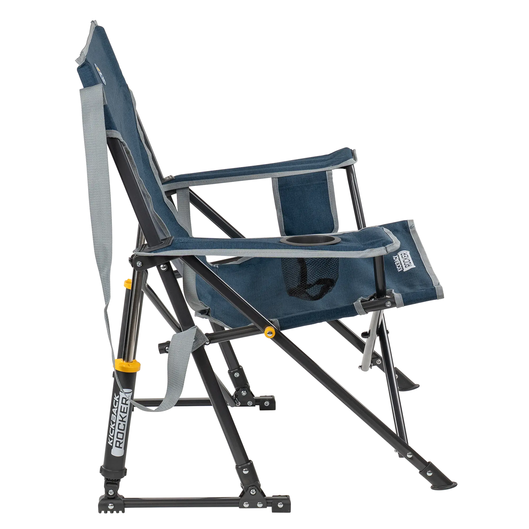 Foldable Kickback Rocker - Camp Rocker Chair for Fishing & Beach Trips Detail