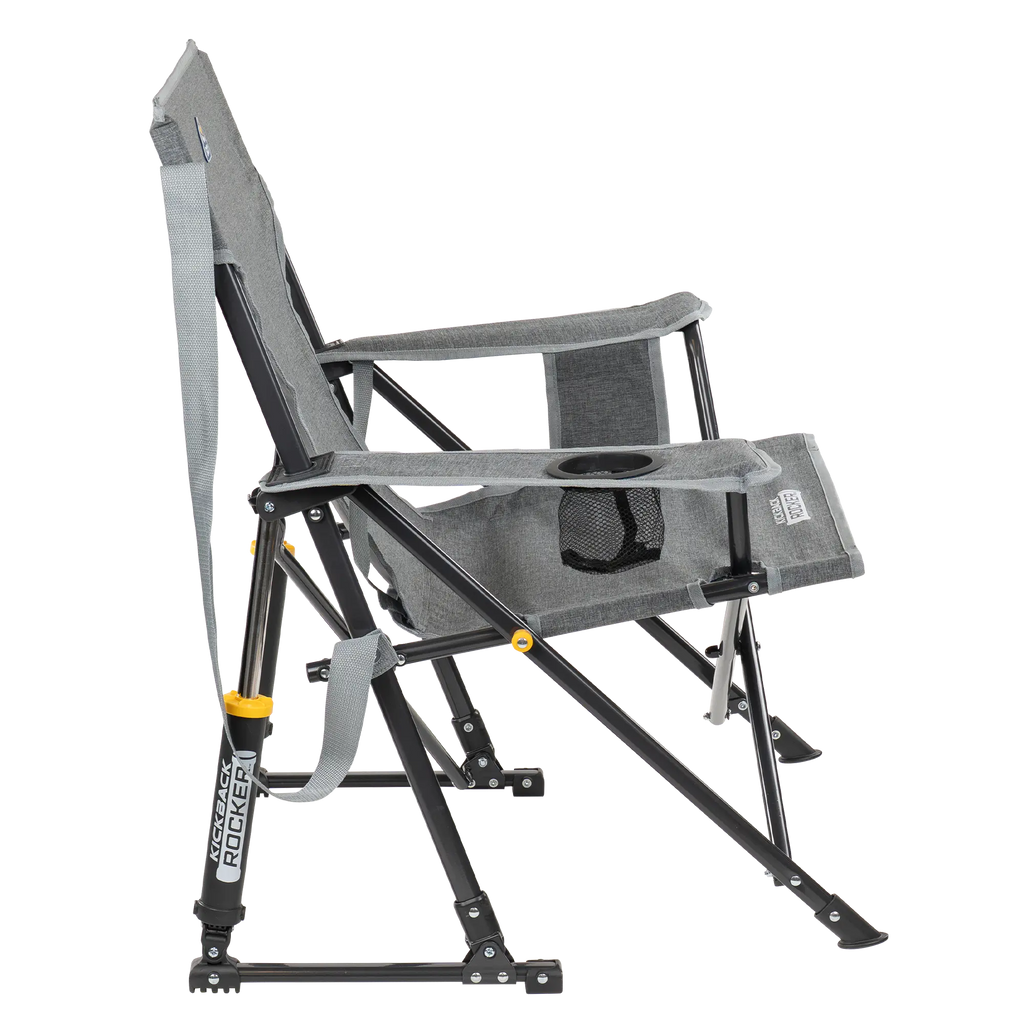 Foldable Kickback Rocker - Camp Rocker Chair for Fishing & Beach Trips Detail