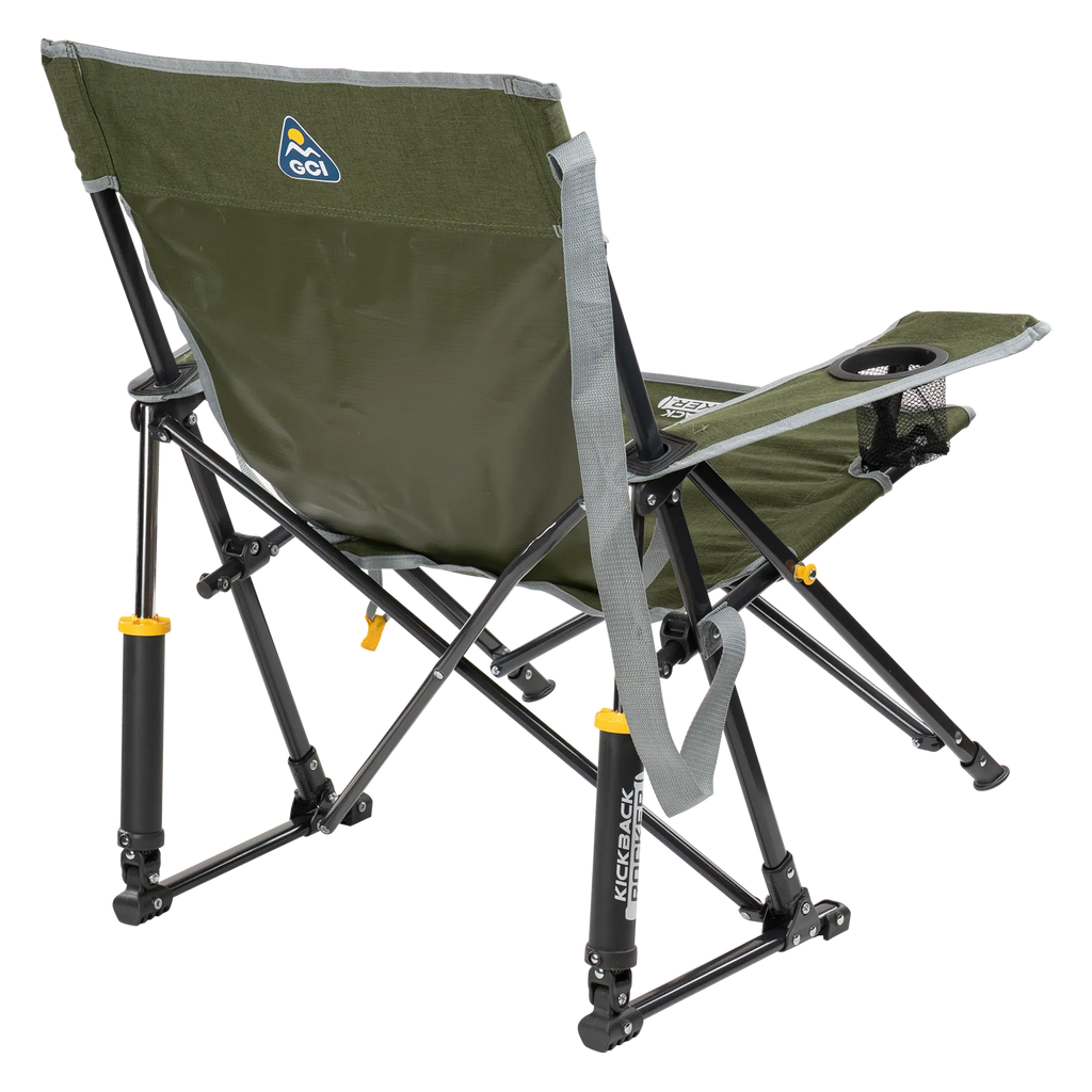 Foldable Kickback Rocker - Camp Rocker Chair for Fishing & Beach Trips Detail