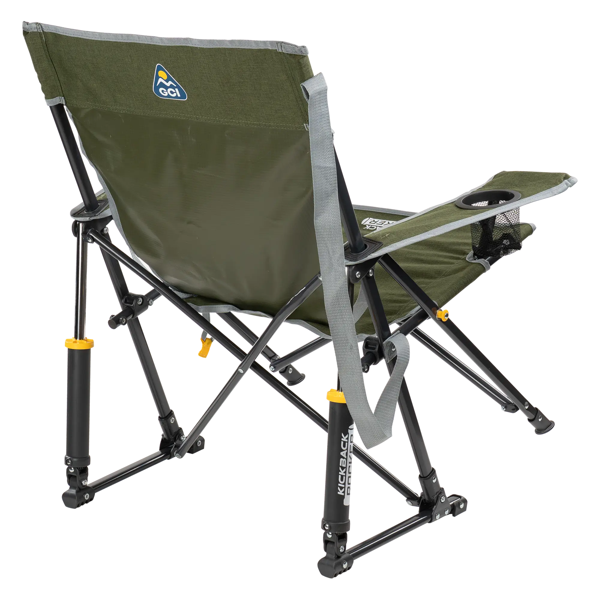 Foldable Kickback Rocker - Camp Rocker Chair for Fishing & Beach Trips Detail