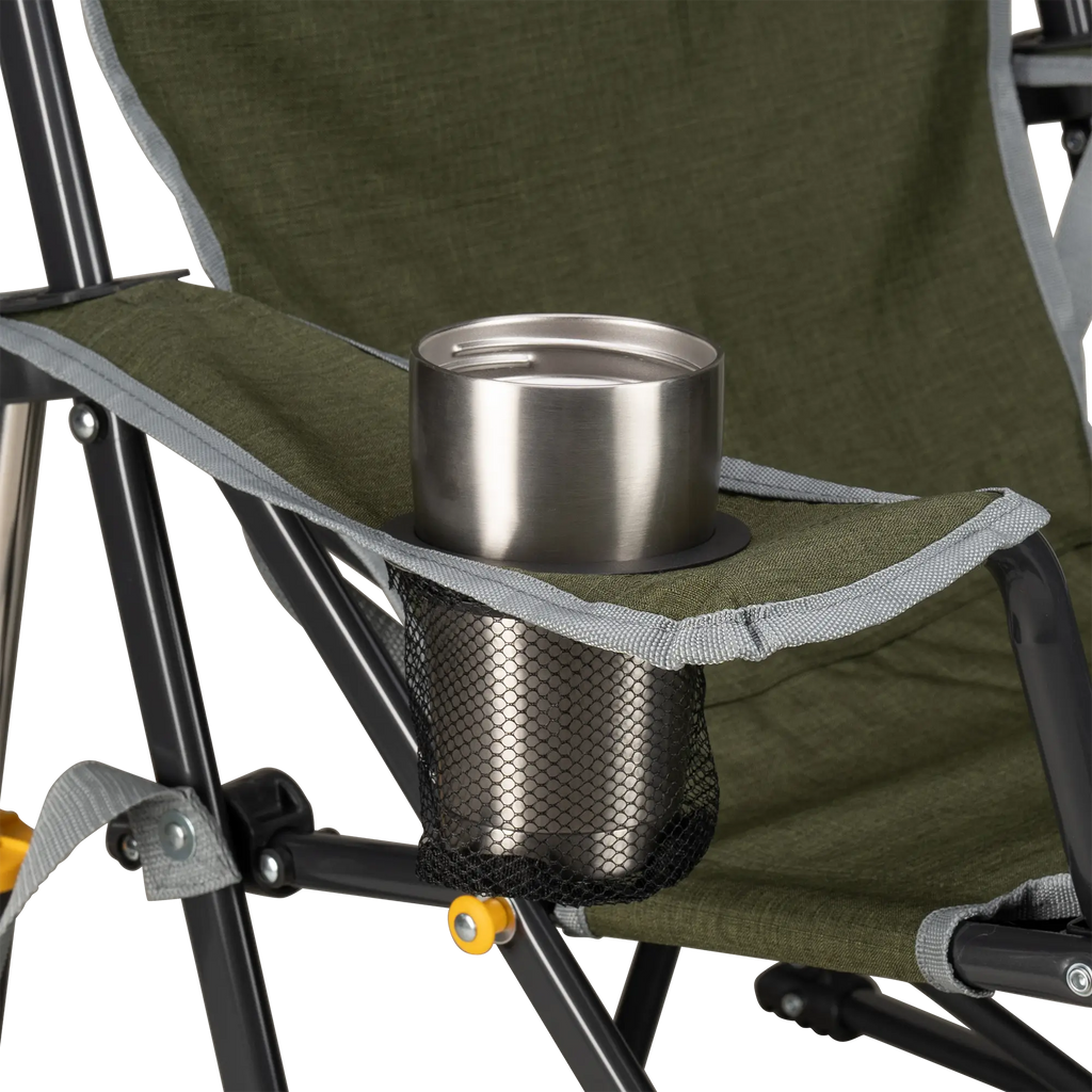 Foldable Kickback Rocker - Camp Rocker Chair for Fishing & Beach Trips Detail