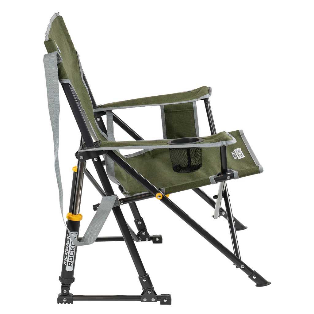 Foldable Kickback Rocker - Camp Rocker Chair for Fishing & Beach Trips Detail