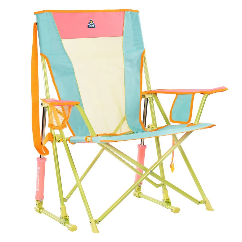 Heavy Duty Comfort Pro Rocker - Outdoor Rocking Chairs with Dynamic Comfort Edge - Sweet Tea