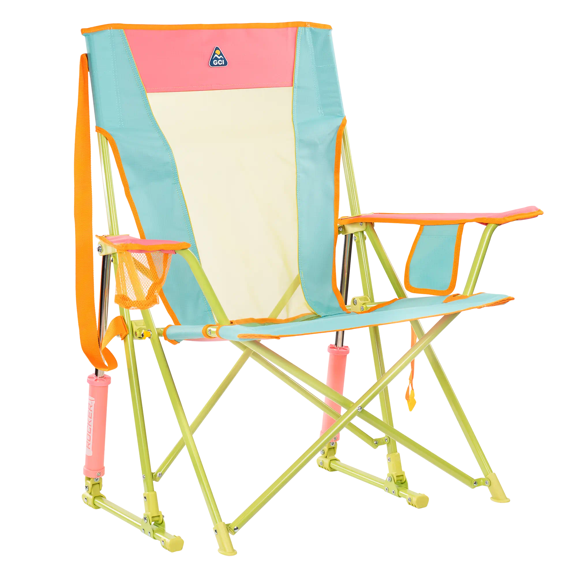 Heavy Duty Comfort Pro Rocker - Outdoor Rocking Chairs with Dynamic Comfort Edge - Sweet Tea