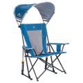 Premium All-Weather SunShade Rocker - Camp Rocker Chair for Fishing & Beach Trips - Neptune Blue