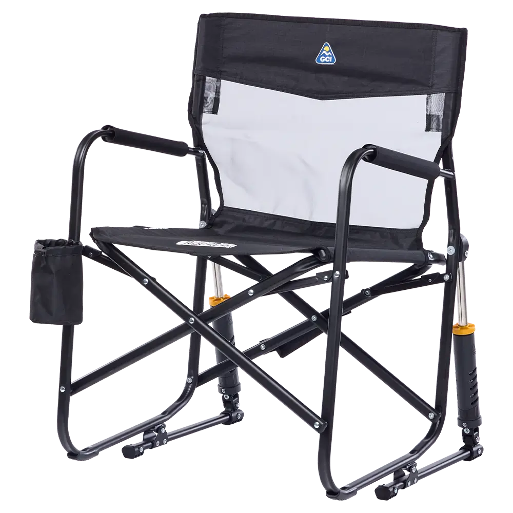 Premium All-Weather Freestyle Rocker Elite - Camp Rocker Chair for Fishing & Beach Trips Detail