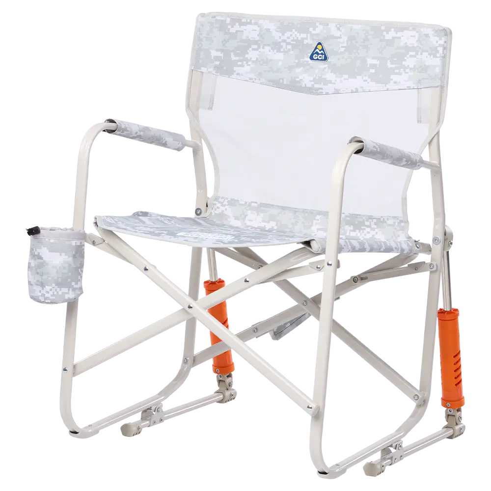 Premium All-Weather Freestyle Rocker Elite - Camp Rocker Chair for Fishing & Beach Trips Detail