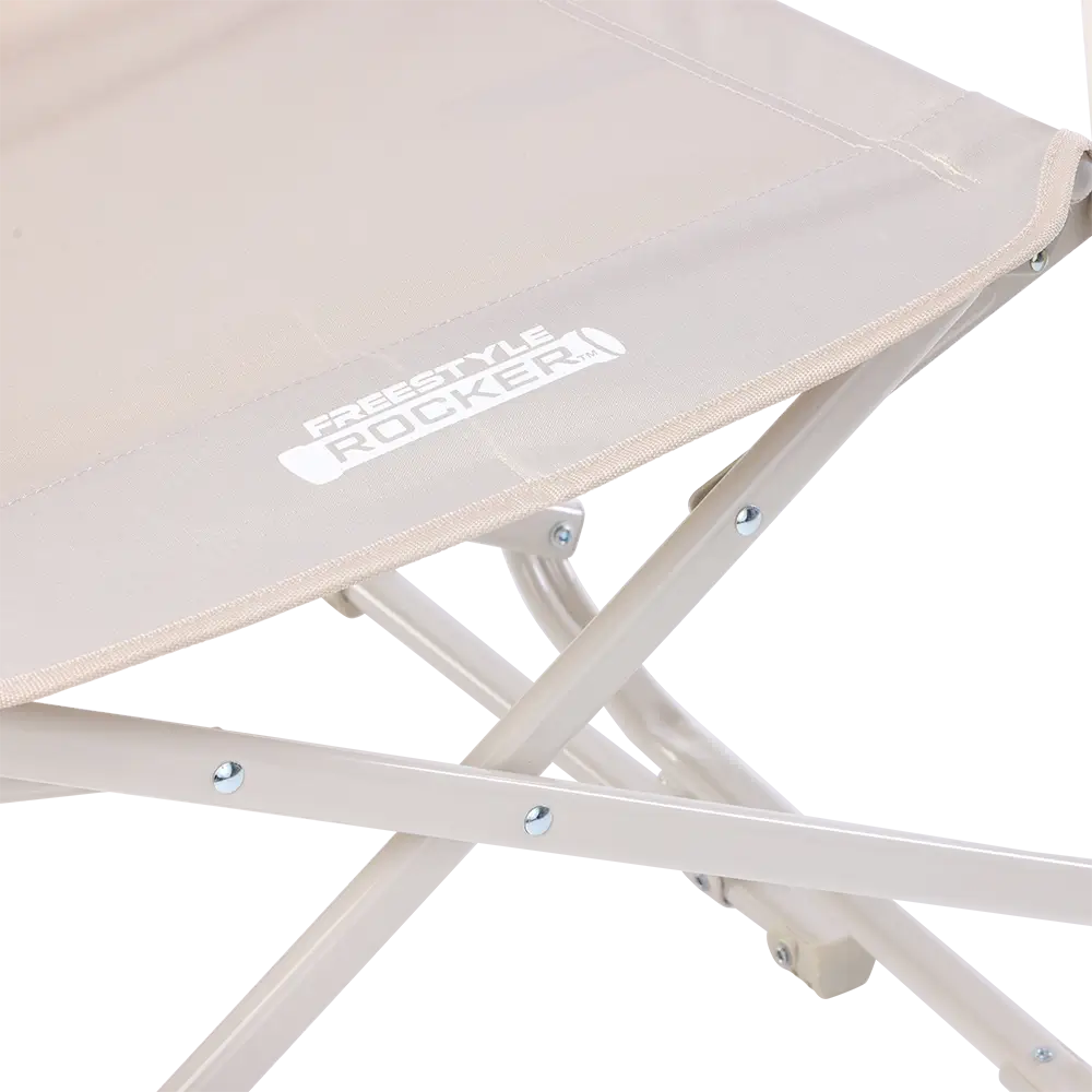 Premium All-Weather Freestyle Rocker Elite - Camp Rocker Chair for Fishing & Beach Trips Detail