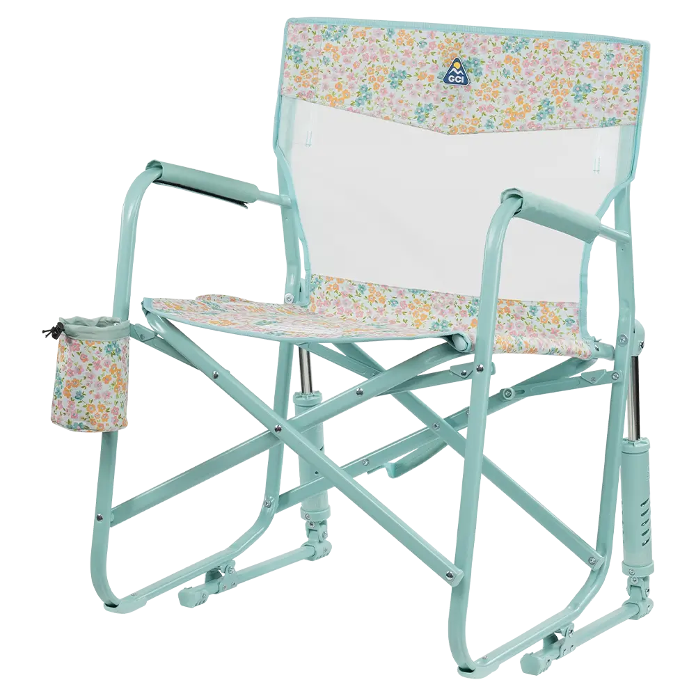 Premium All-Weather Freestyle Rocker Elite - Camp Rocker Chair for Fishing & Beach Trips Detail
