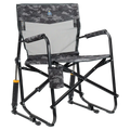 Premium All-Weather Freestyle Rocker Elite - Camp Rocker Chair for Fishing & Beach Trips - Cool Gray Camo