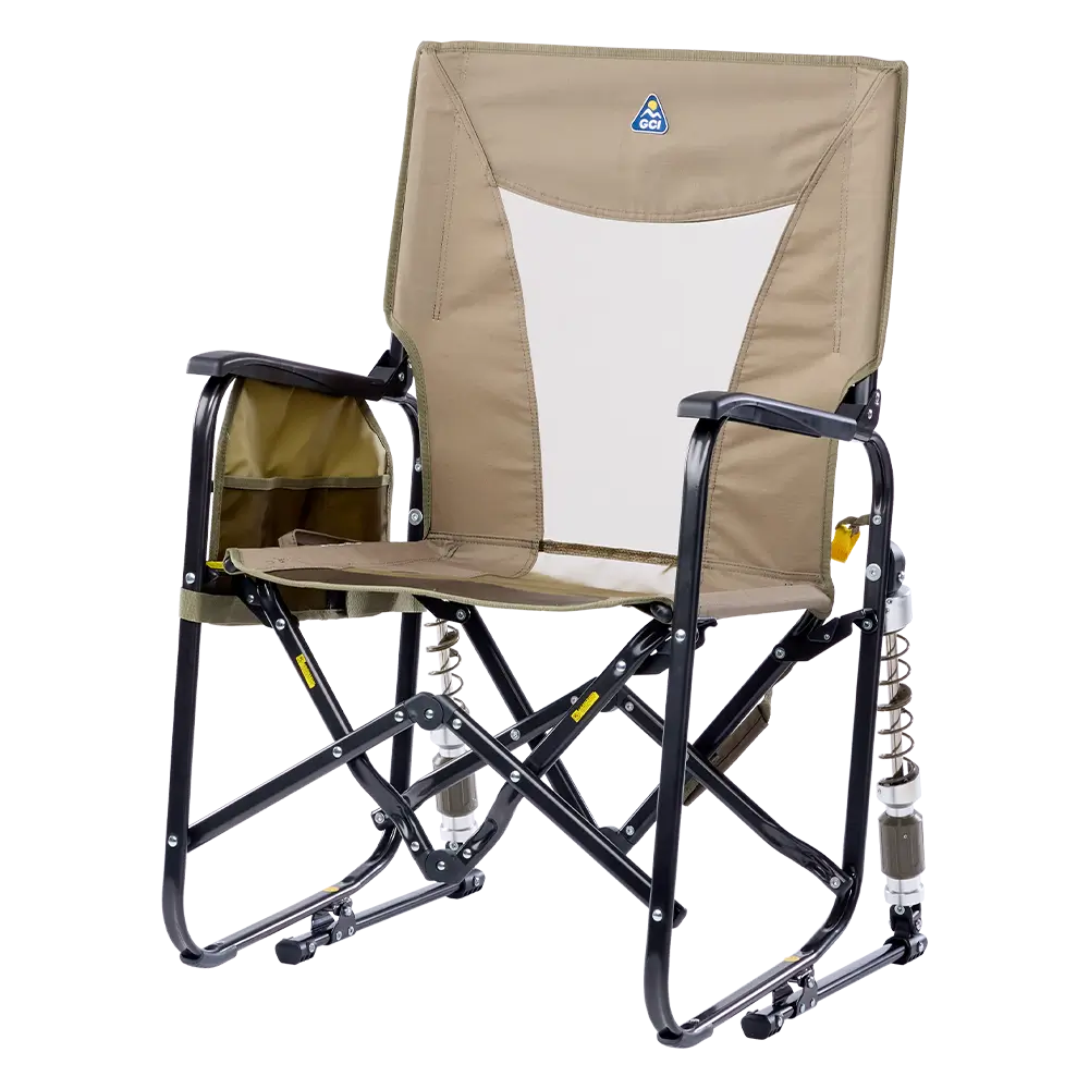 Foldable Adjustable Rocker - Rocker Chair for Camping & Lawns Detail