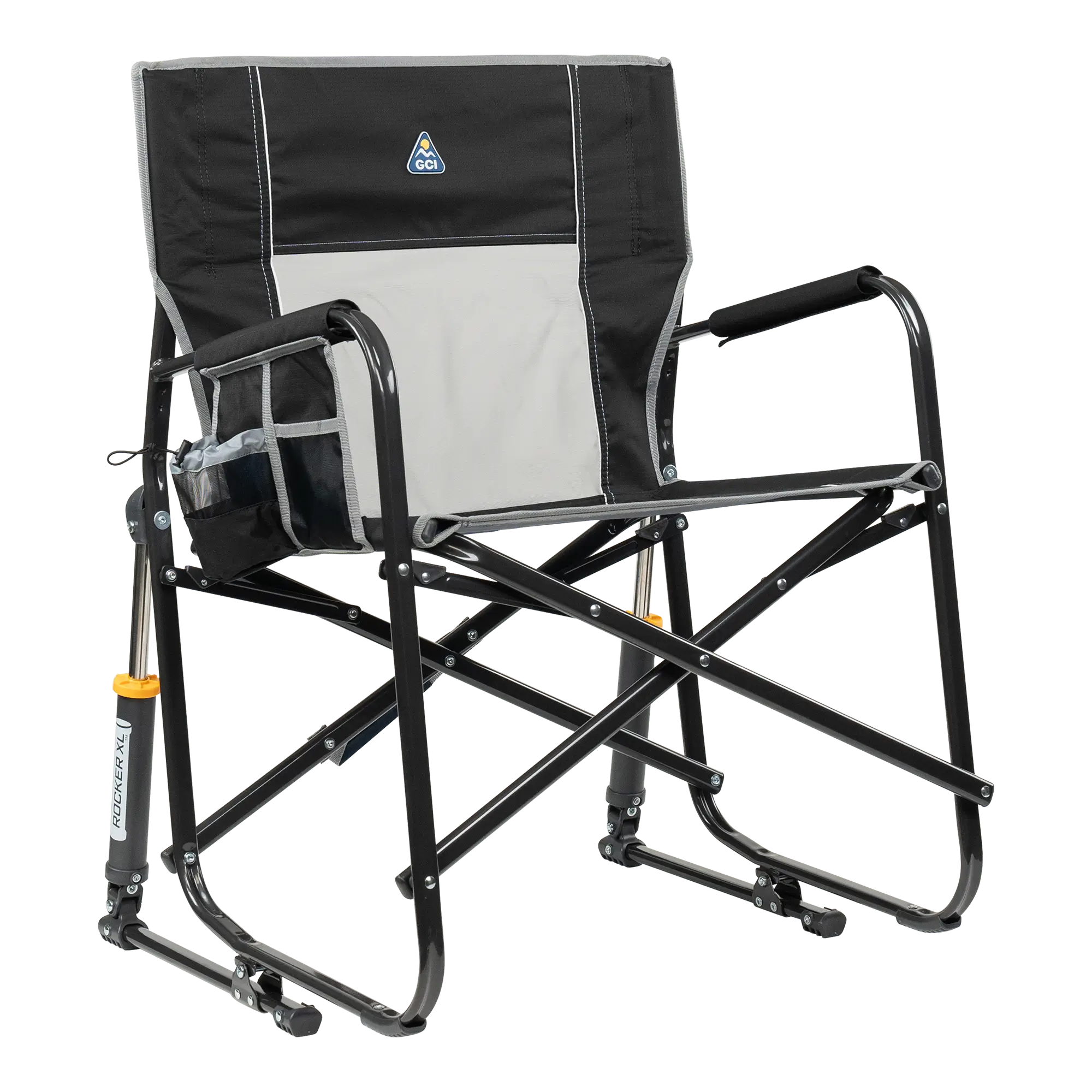 Ultra-Comfortable Freestyle Rocker XL - Rocker Chair for Camping & Lawns - Black