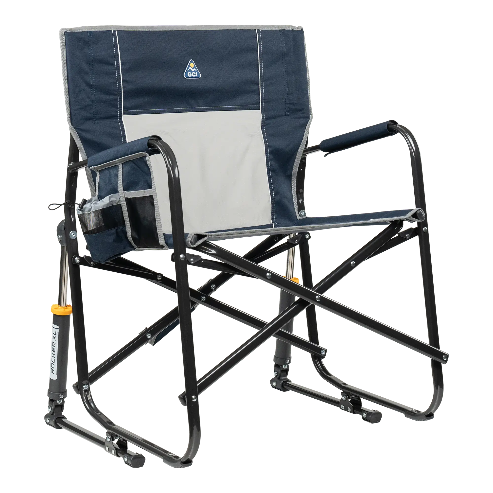 Ultra-Comfortable Freestyle Rocker XL - Rocker Chair for Camping & Lawns - Indigo