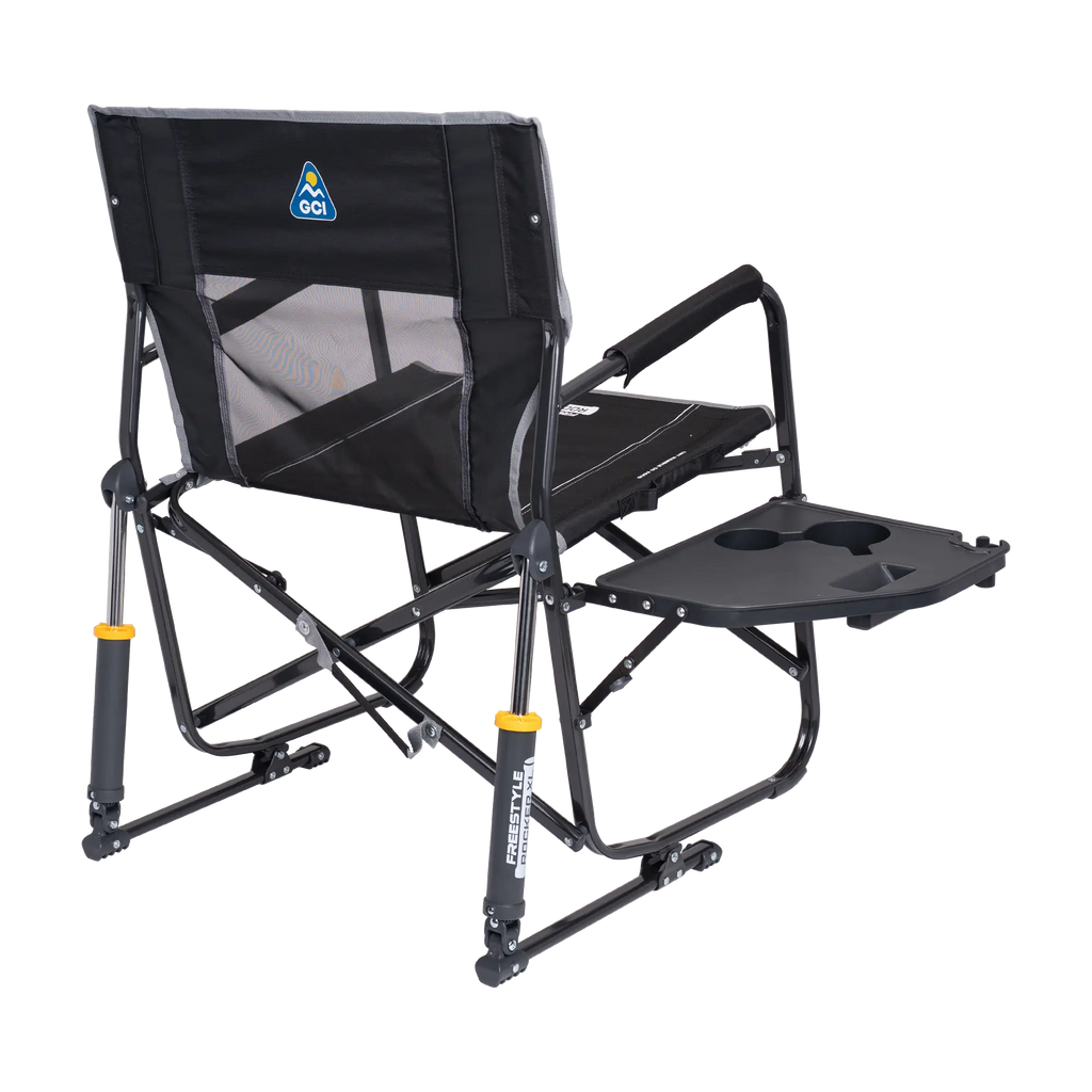 Ultra-Comfortable Freestyle Rocker XL with Side Table - Rocker Chair for Camping & Lawns Detail