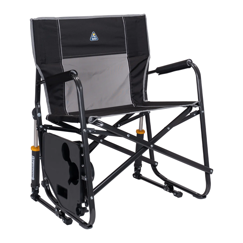 Ultra-Comfortable Freestyle Rocker XL with Side Table - Rocker Chair for Camping & Lawns Detail