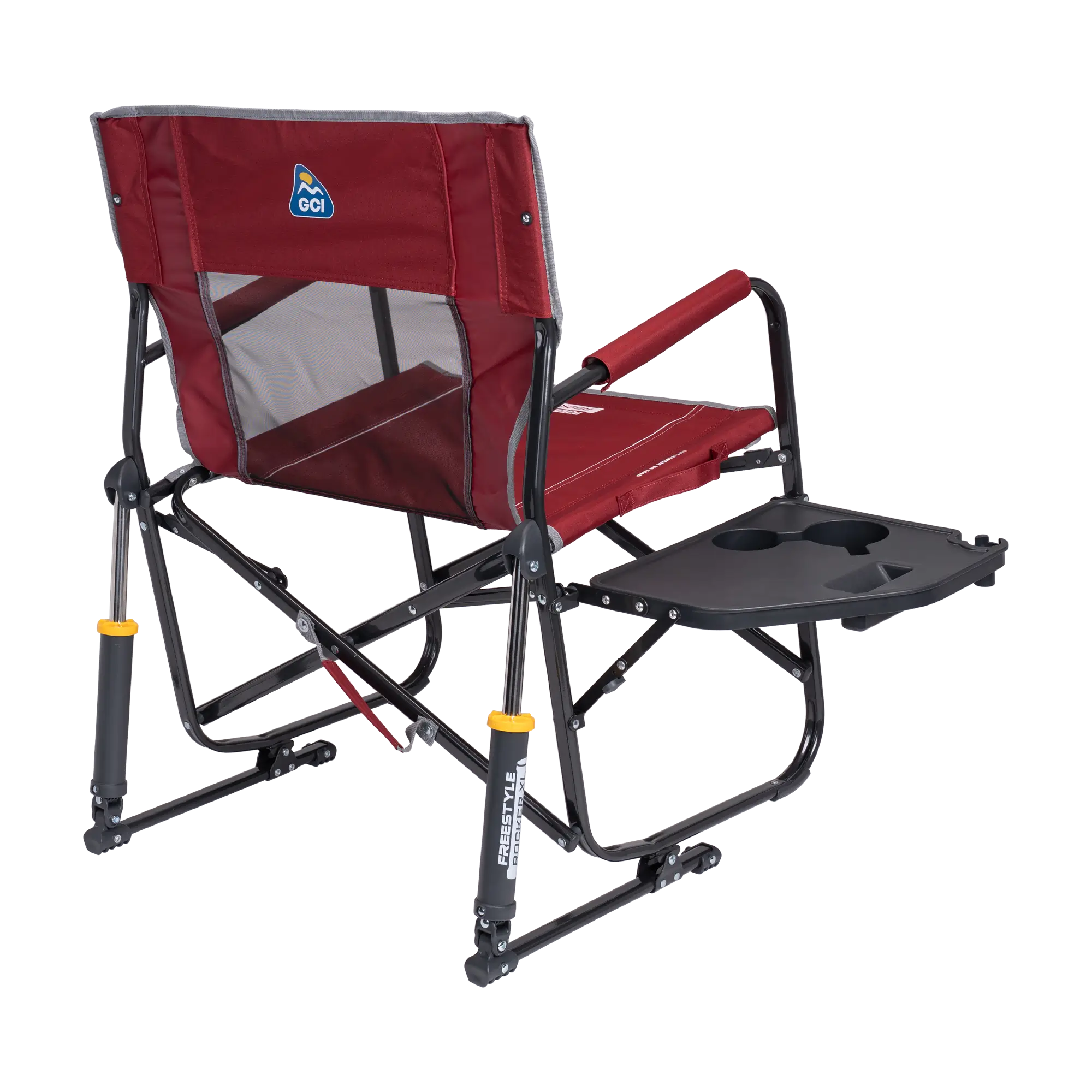 Ultra-Comfortable Freestyle Rocker XL with Side Table - Rocker Chair for Camping & Lawns Detail